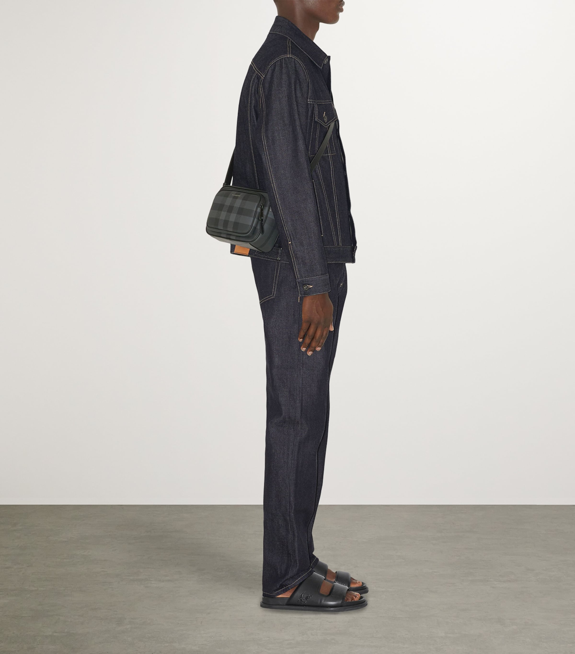 Check Paddy Bag CHARCOAL Image 3