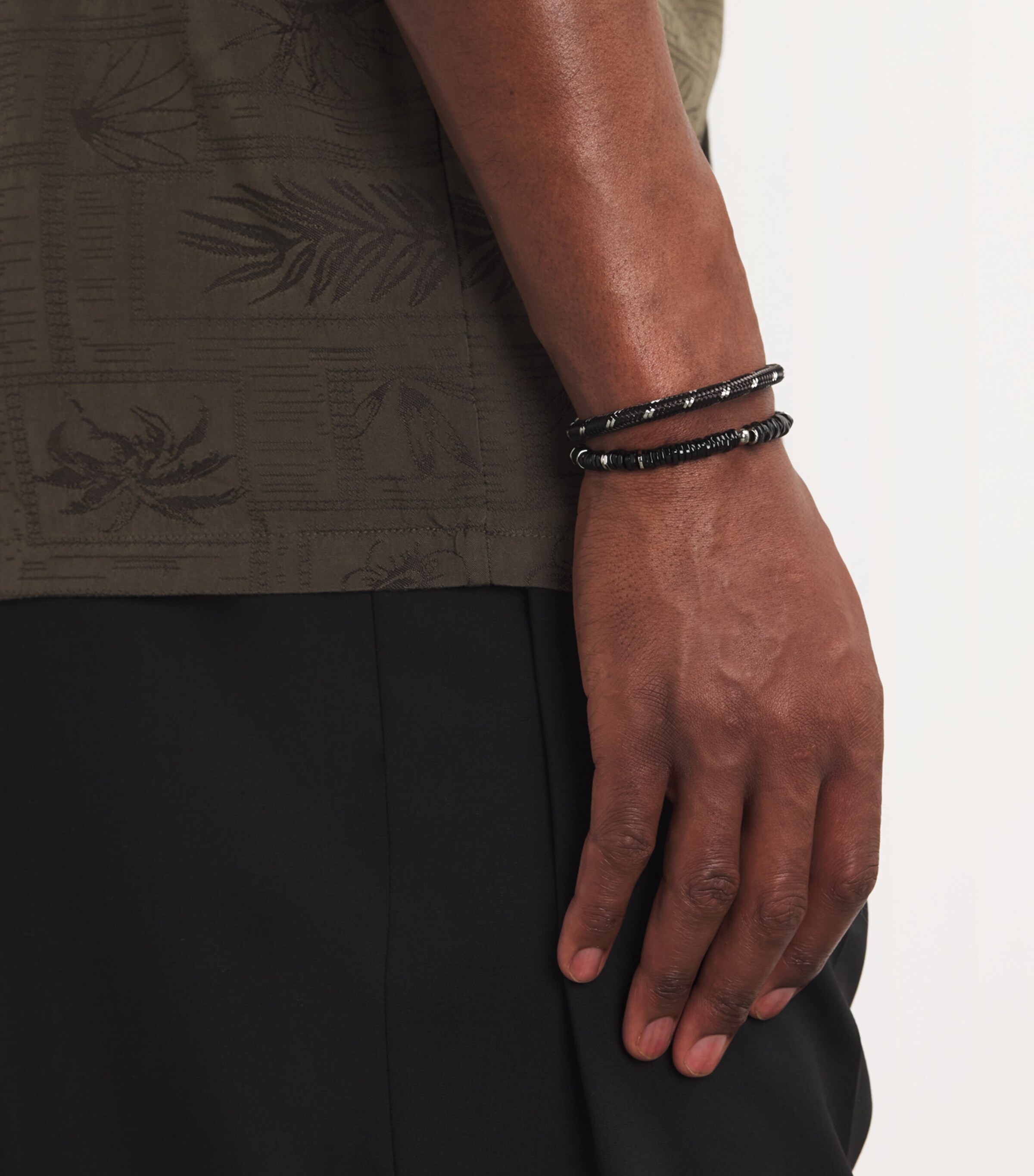 Agate and Sterling Silver Bracelet SILVER Image 5