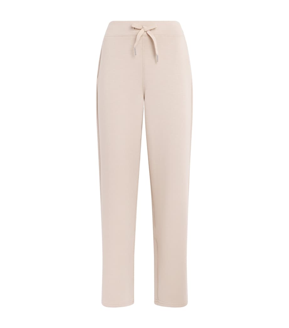 SPANX Womens Spanx AirEssentials Wide-Leg Sweatpants Dune Image 1