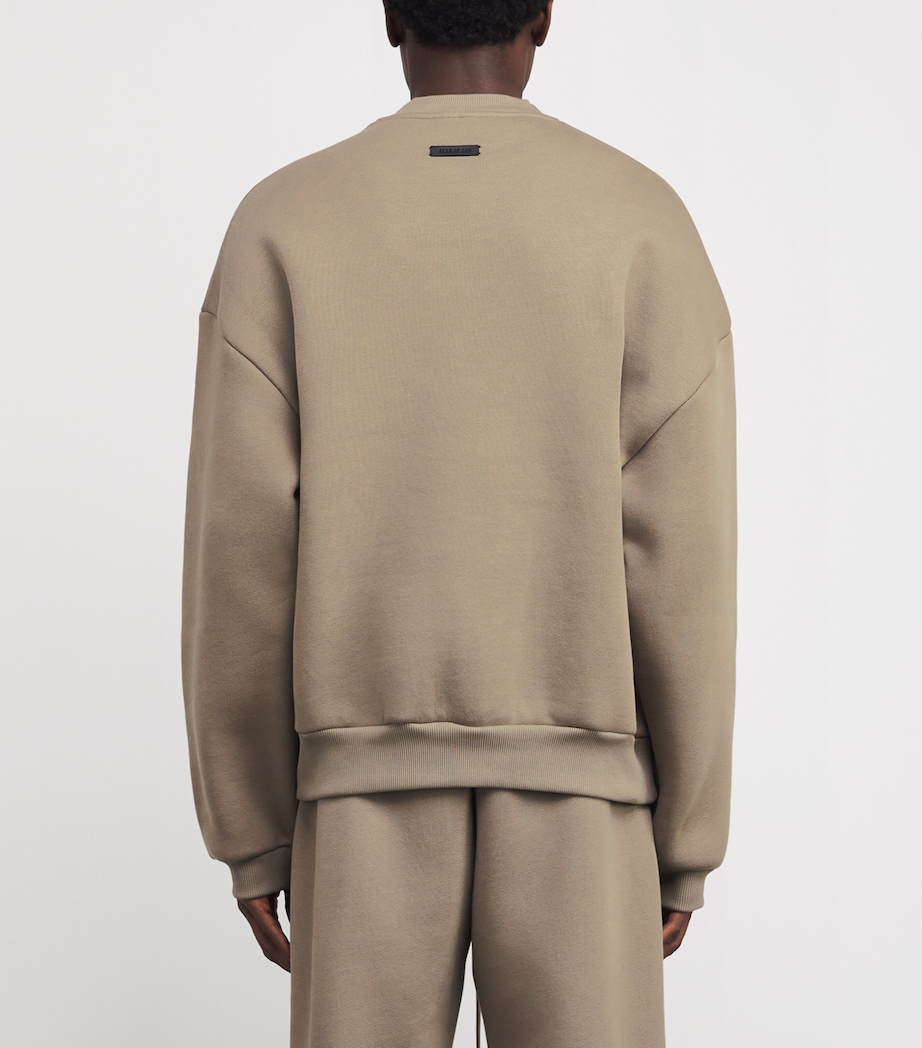 Cotton-Blend Eternal Sweatshirt DUSTY BEIGE Image 4