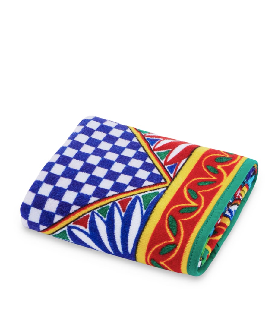 Carretto Siciliano Guest Towel (40cm x 60cm) UC083REFDOCARRETTO Image 1