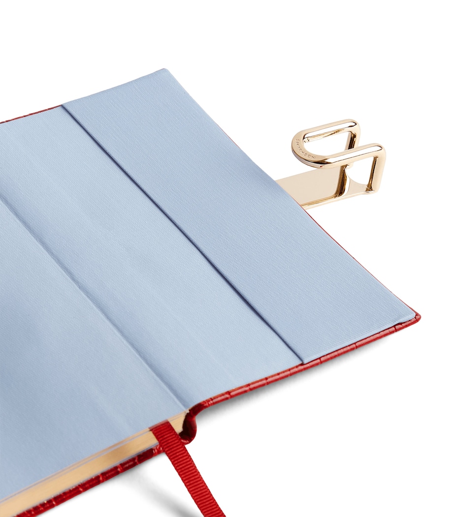 Smythson Leather Mara A6 2026 Mid-Year Diary Red Image 4