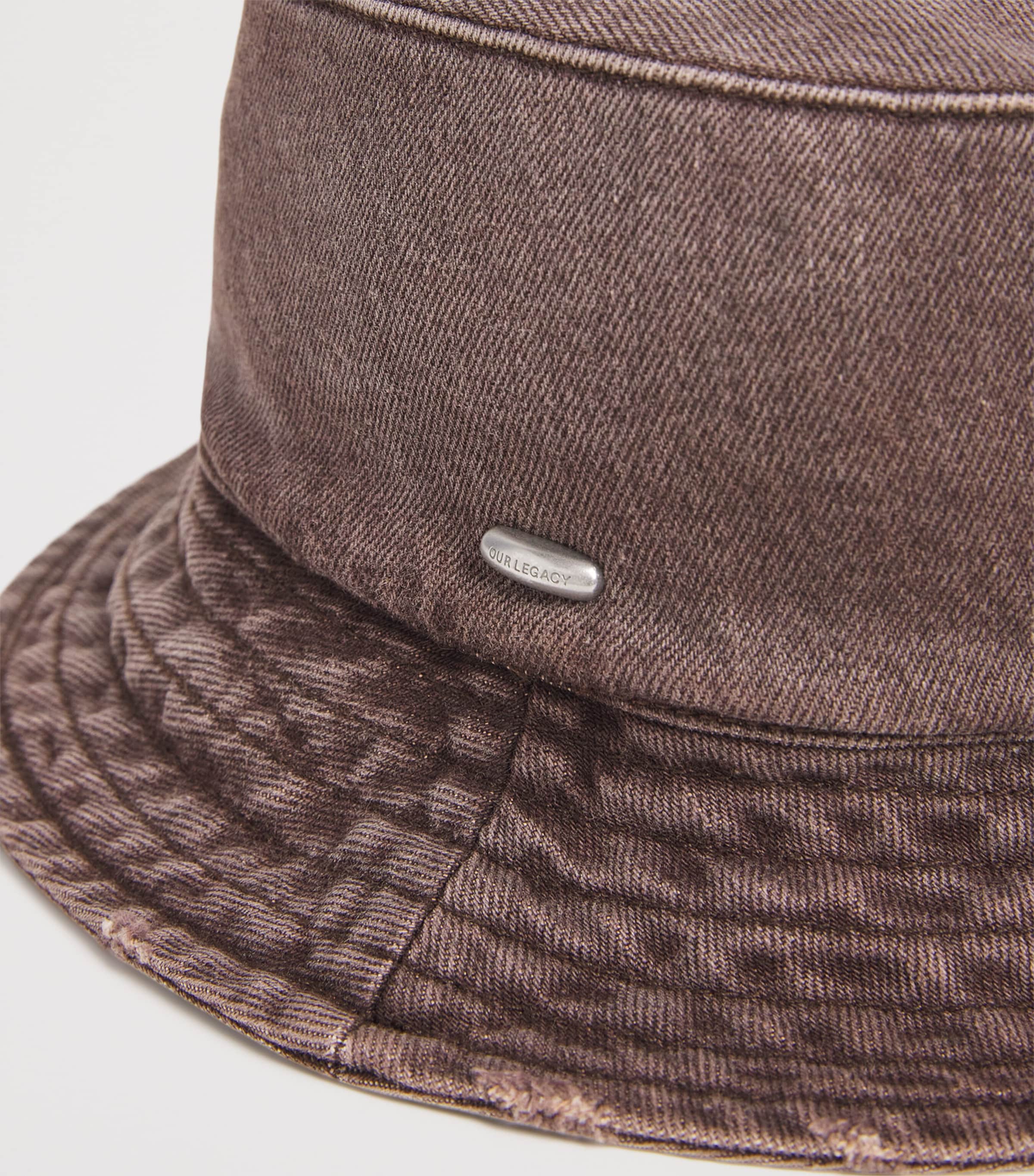 Organic Cotton Bucket Hat OVERDYED CHOCO MELON Image 3