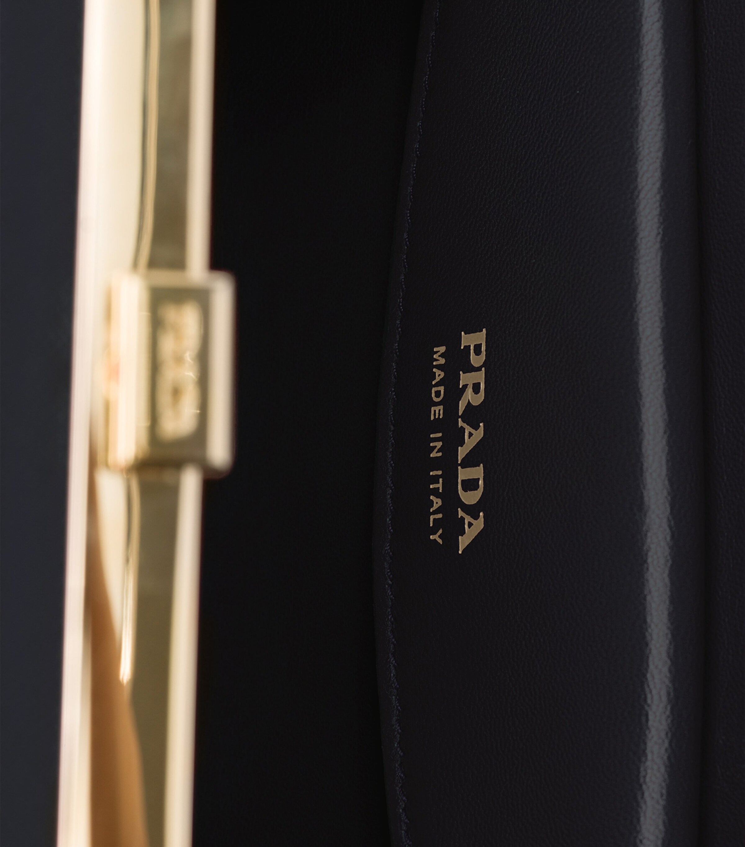 Prada Saffiano Leather Pyramid Top-Handle Bag Image 5