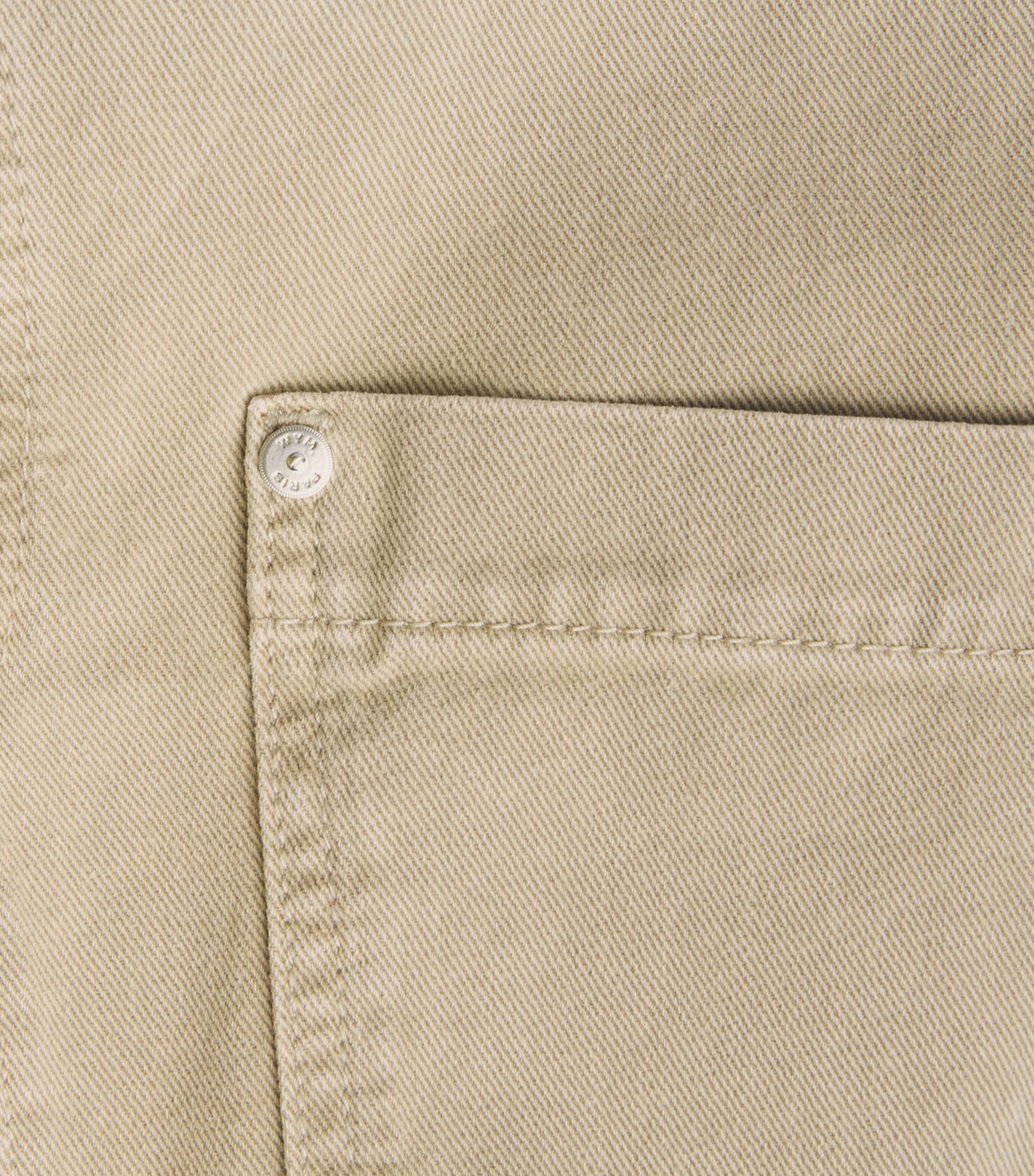 Wooyoungmi Mens Denim Overshirt Beige Image 6