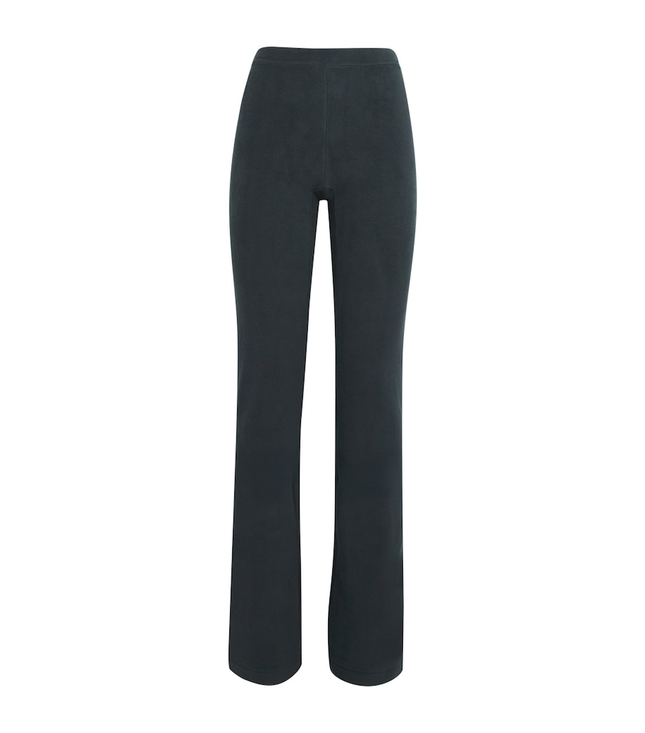Fleece Lounge Flared Trousers DARK TEAL Image 1
