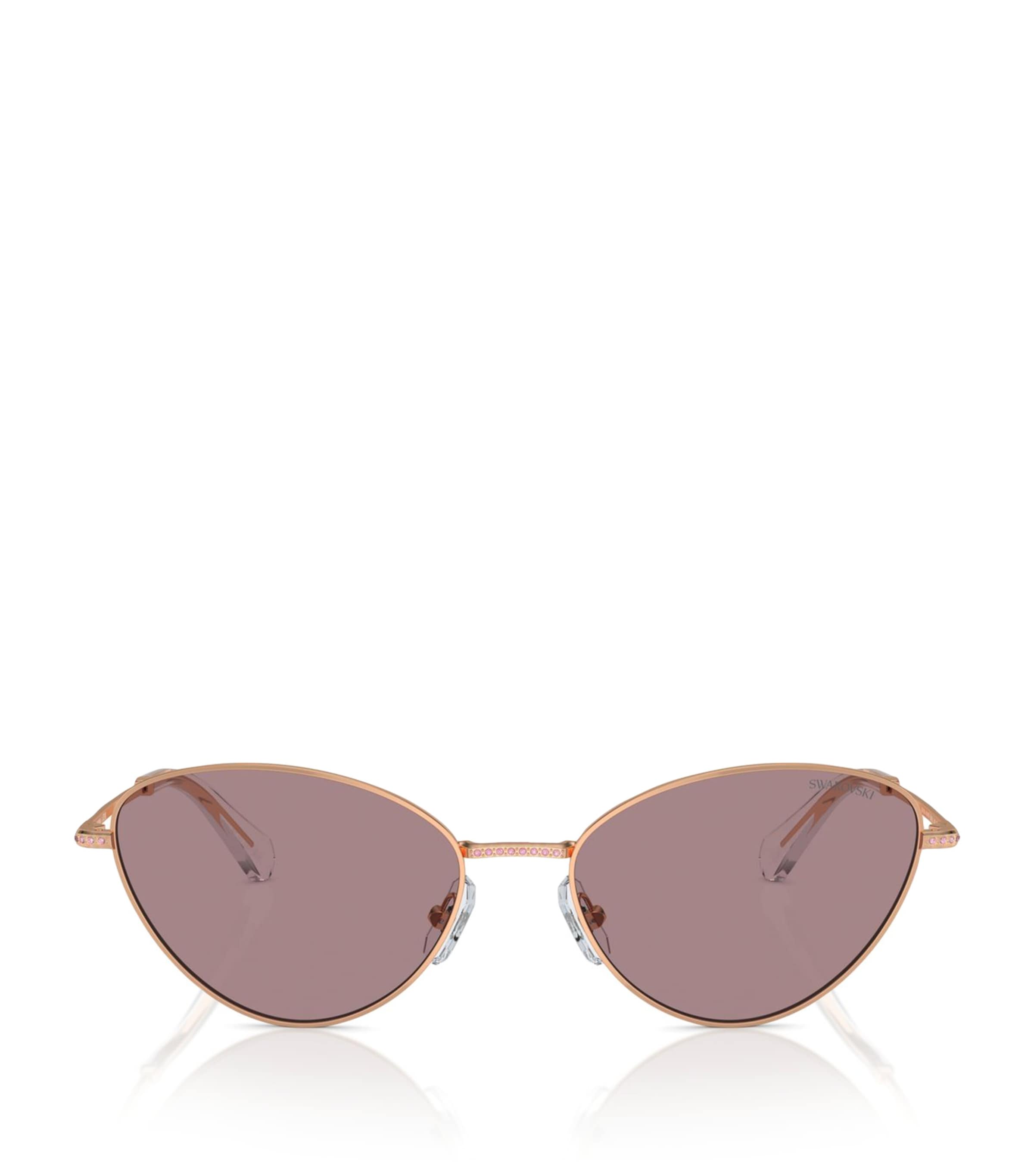 Swarovski Metal Sk7014 Sunglasses In Gold