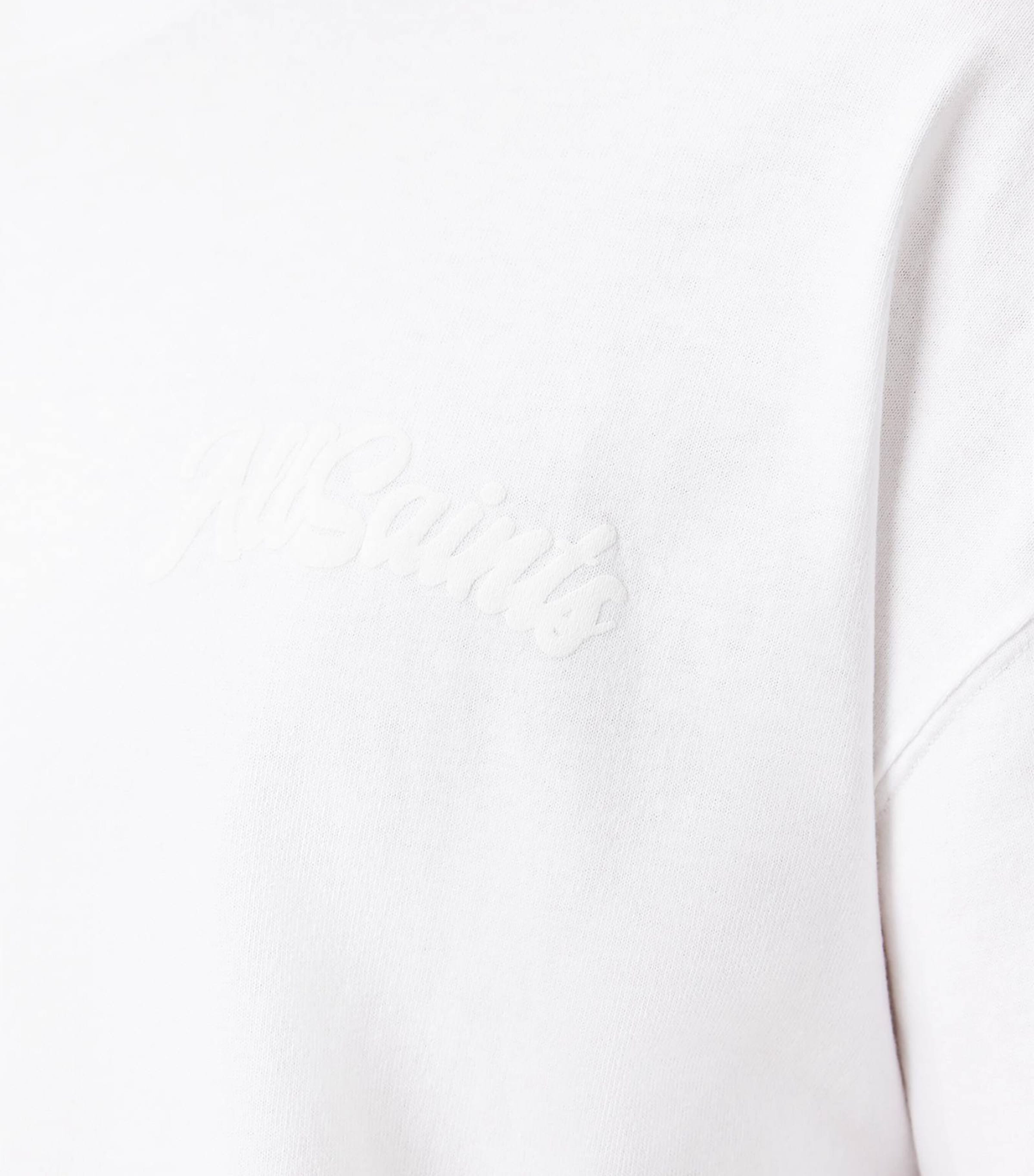 AllSaints Mens Oversized Organic Cotton Odyssey T-Shirt Optic White Image 7