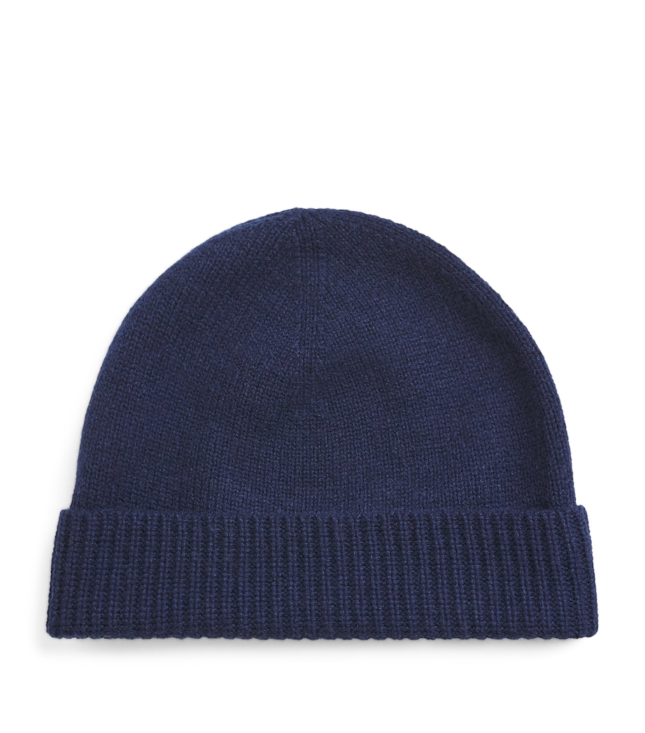 Joseph Cashmere Beanie Indigo Image 1