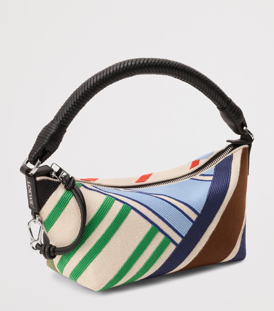LOEWE Embroidered Cala Top-Handle Bag Ecru/multicolor Image 2