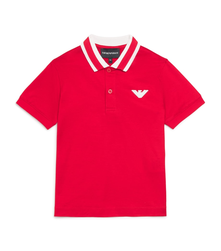 Stretch-Cotton Logo Polo Shirt (4-16 Years) SALSA Image 1