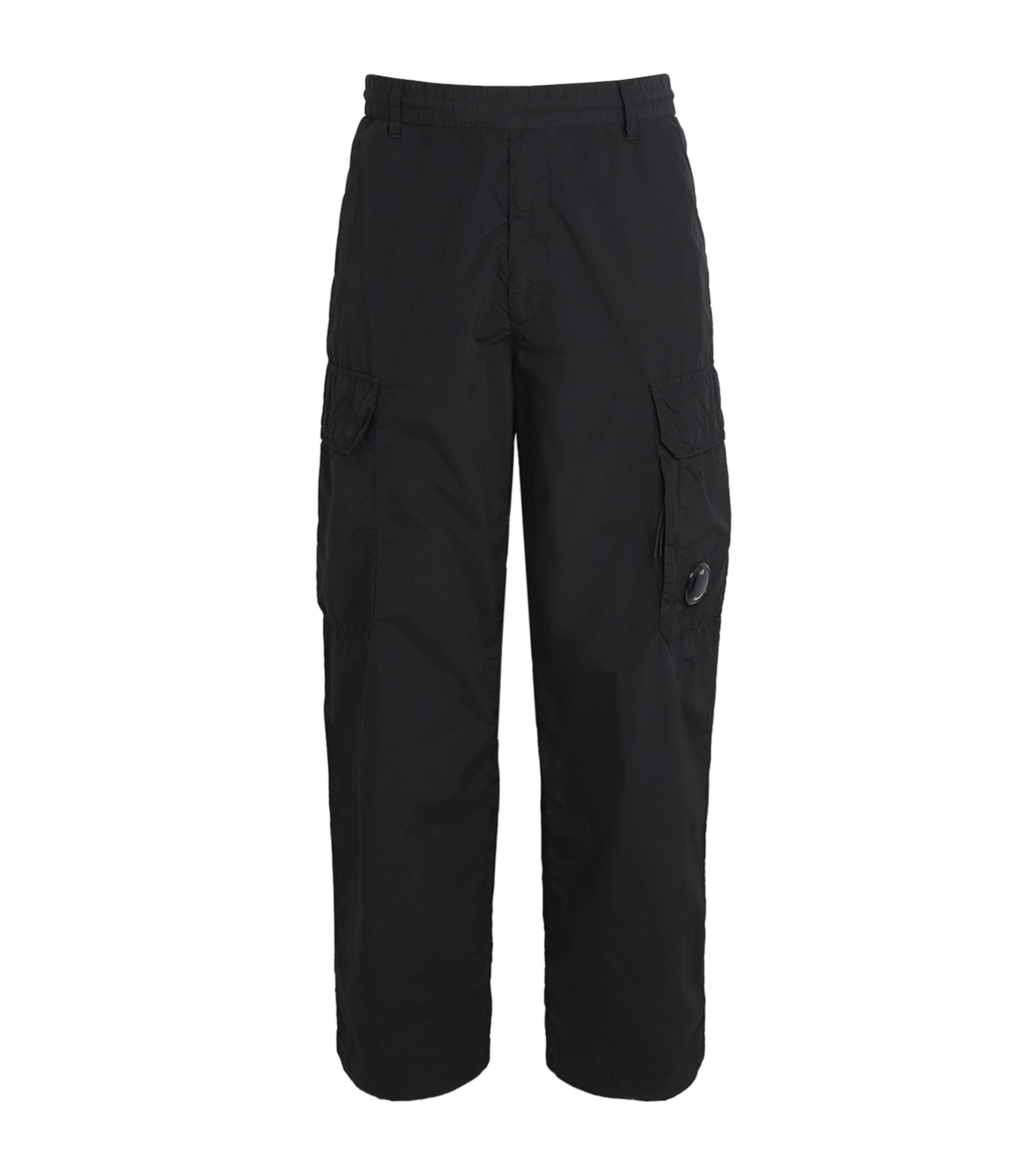 C.P. Company Mens Lens Cargo Trousers Black Image 1