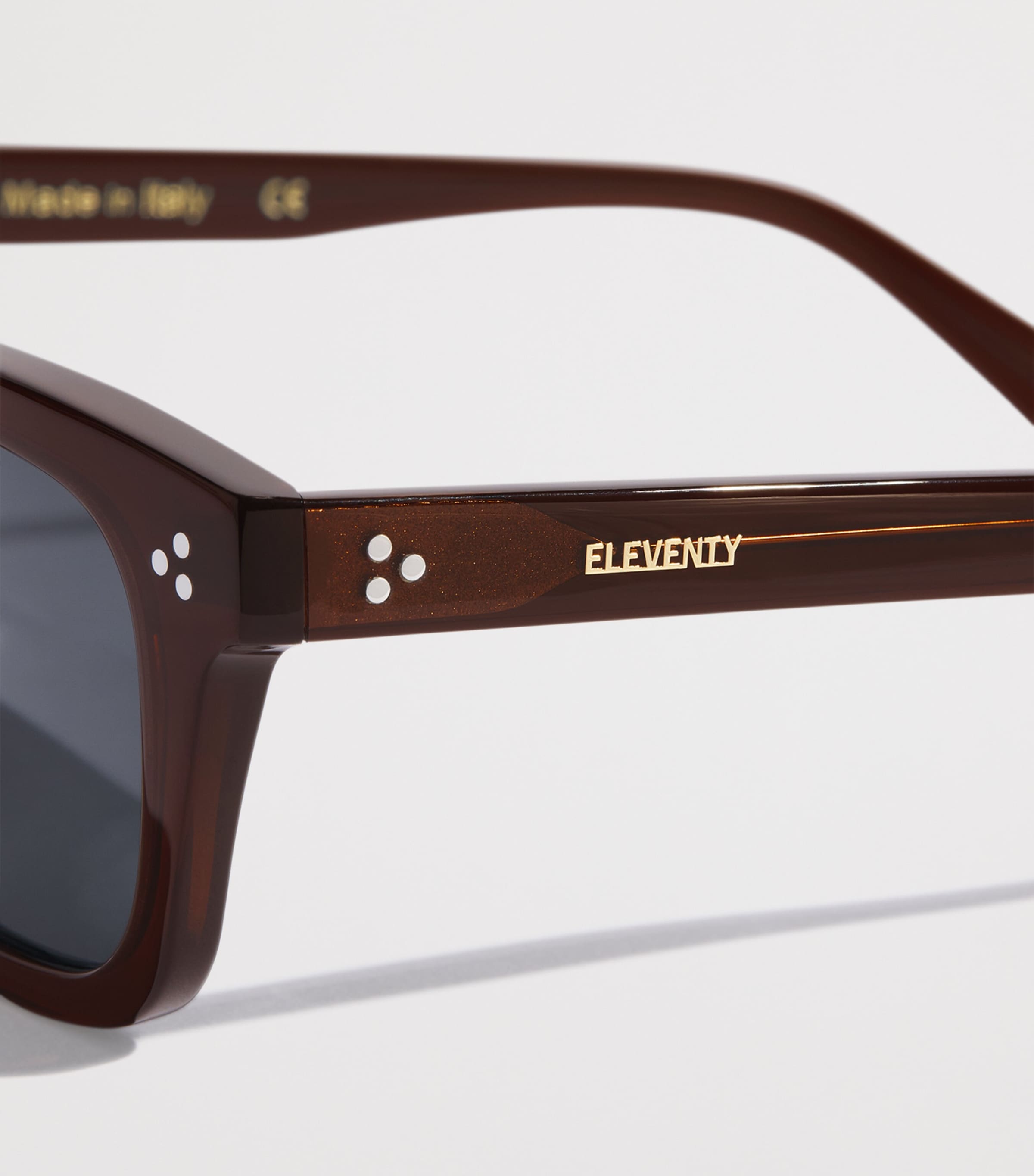 Eleventy Acetate Milano Sunglasses Nero E Grigio Medio Image 5