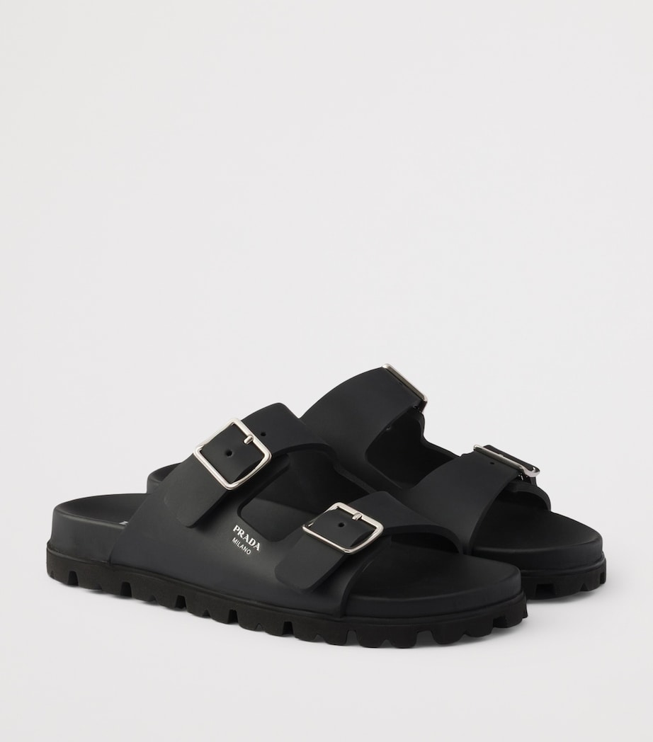 Prada Buckle Slides Image 2