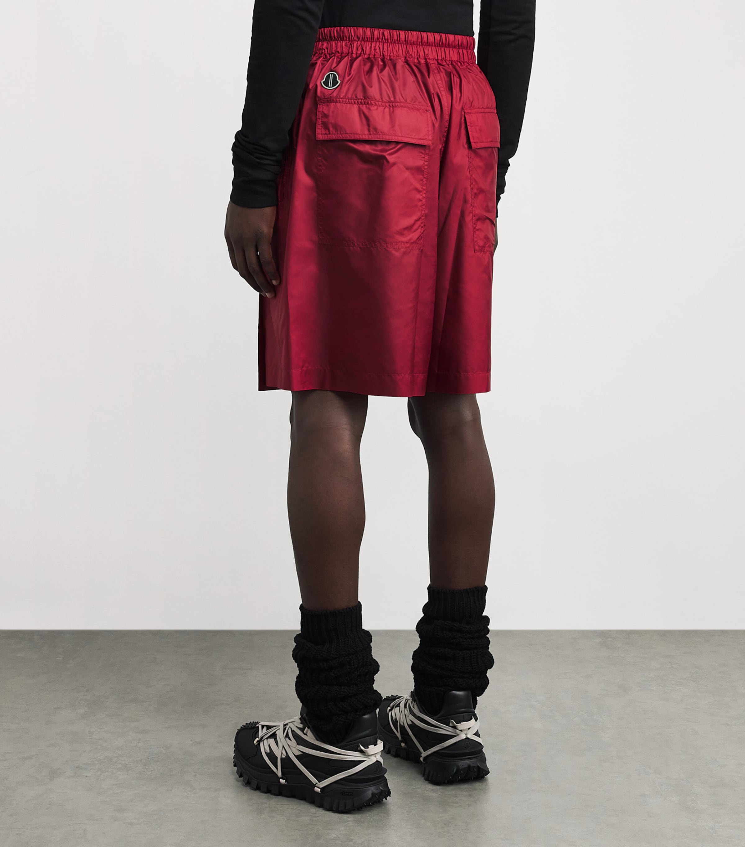 x Moncler Temple Kilt Shorts 438 - CARNELIAN Image 4