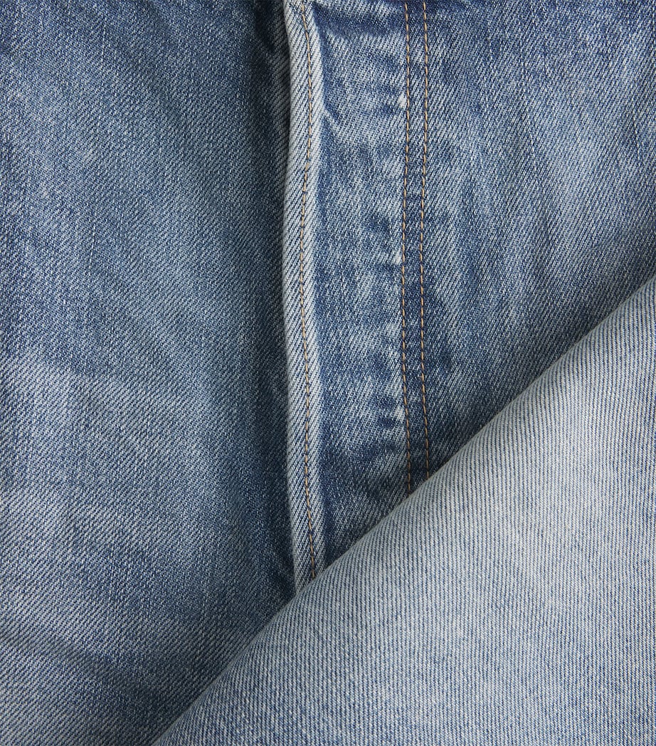 Fear Of God Mens Denim Utility Shorts Medium Indigo Image 6