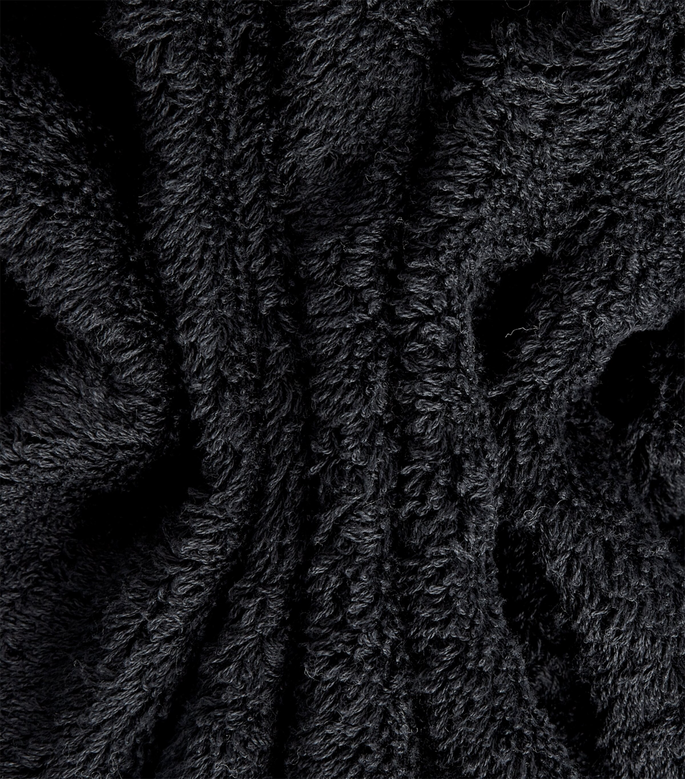 Super Pile Hand Towel (55cm x 100cm) 990 BLACK Image 2