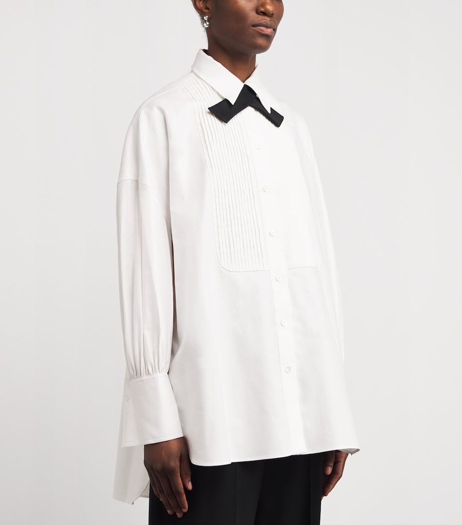 Cotton Ferrus Tuxedo Shirt WHITE Image 3
