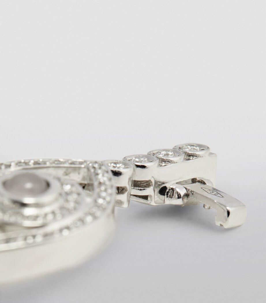 Netali Nissim White Gold, Diamond and Quartz Mini Eyes Tennis Bracelet White Gold Image 6