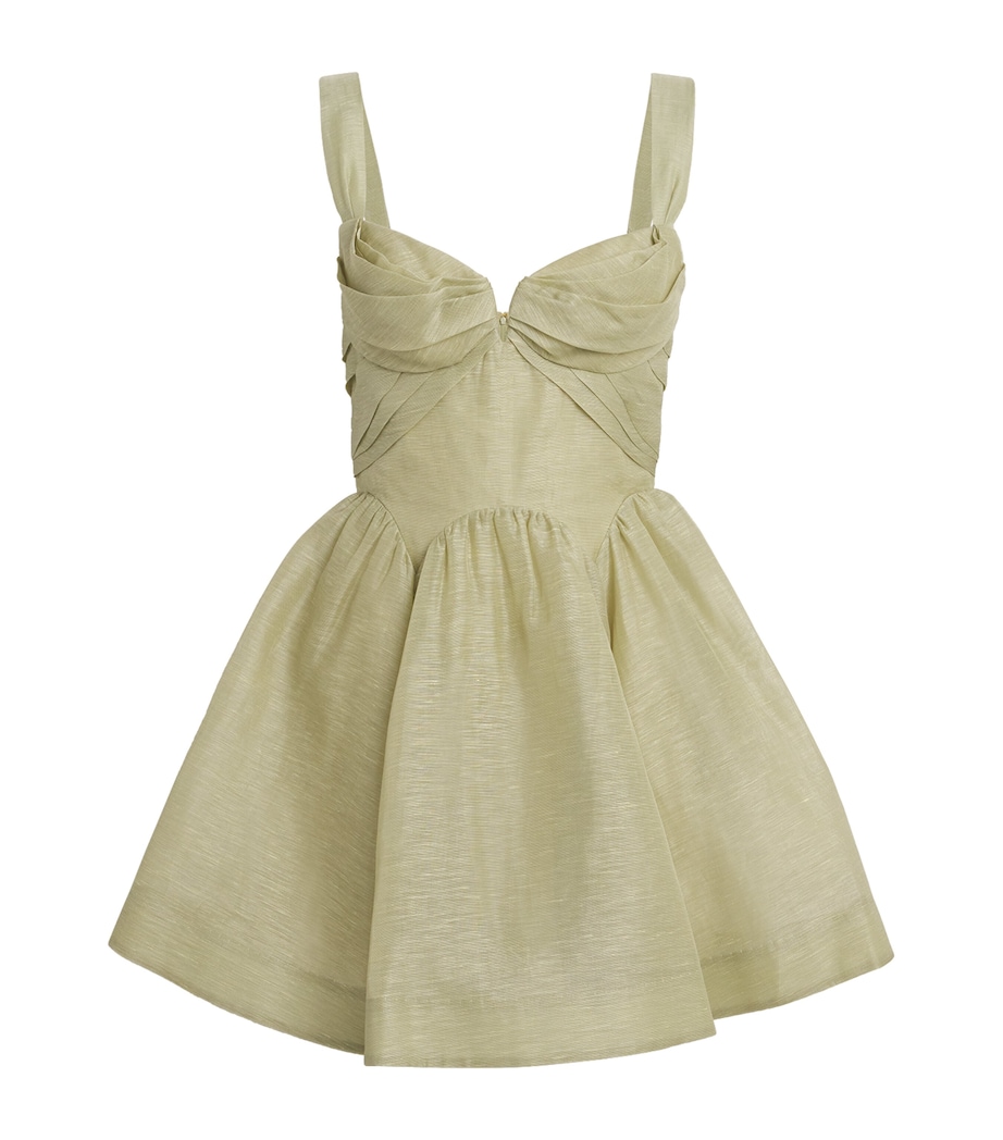 Linen-Silk Rebellion Mini Dress PPALM PALM Image 1