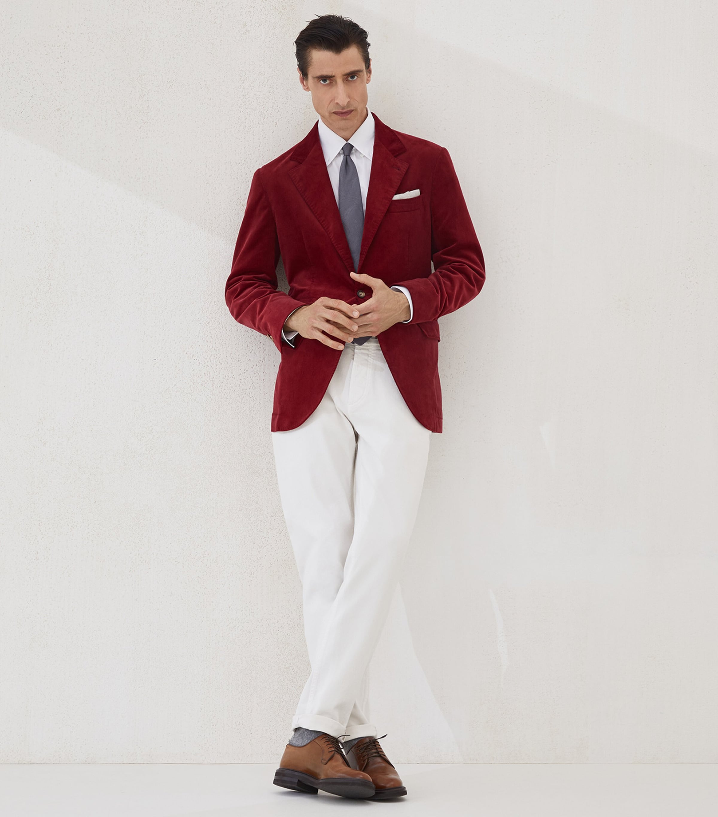 Sea Island Cotton-Corduroy Deconstructed Blazer C4506 Image 4