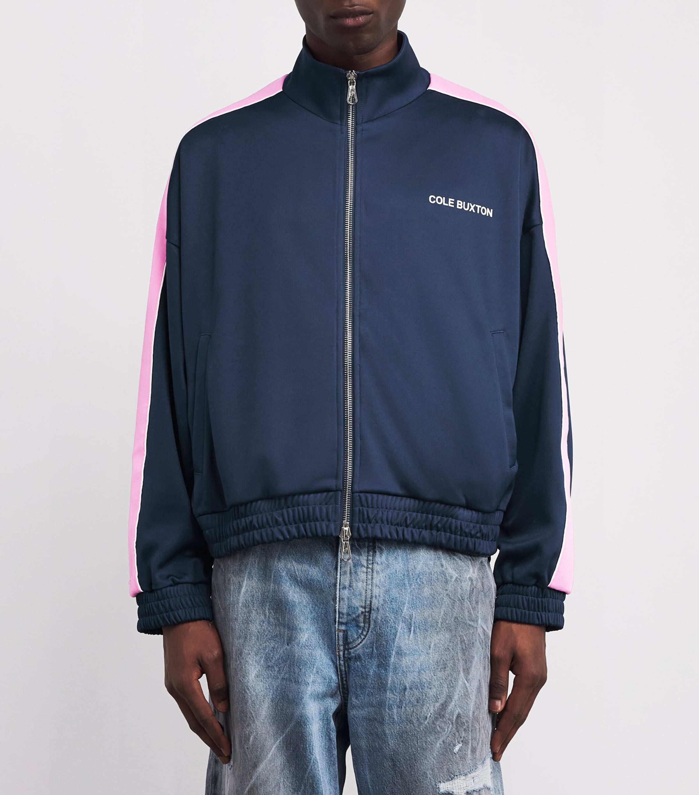 Interlock Track Jacket 050 BLUE/PINK Image 3