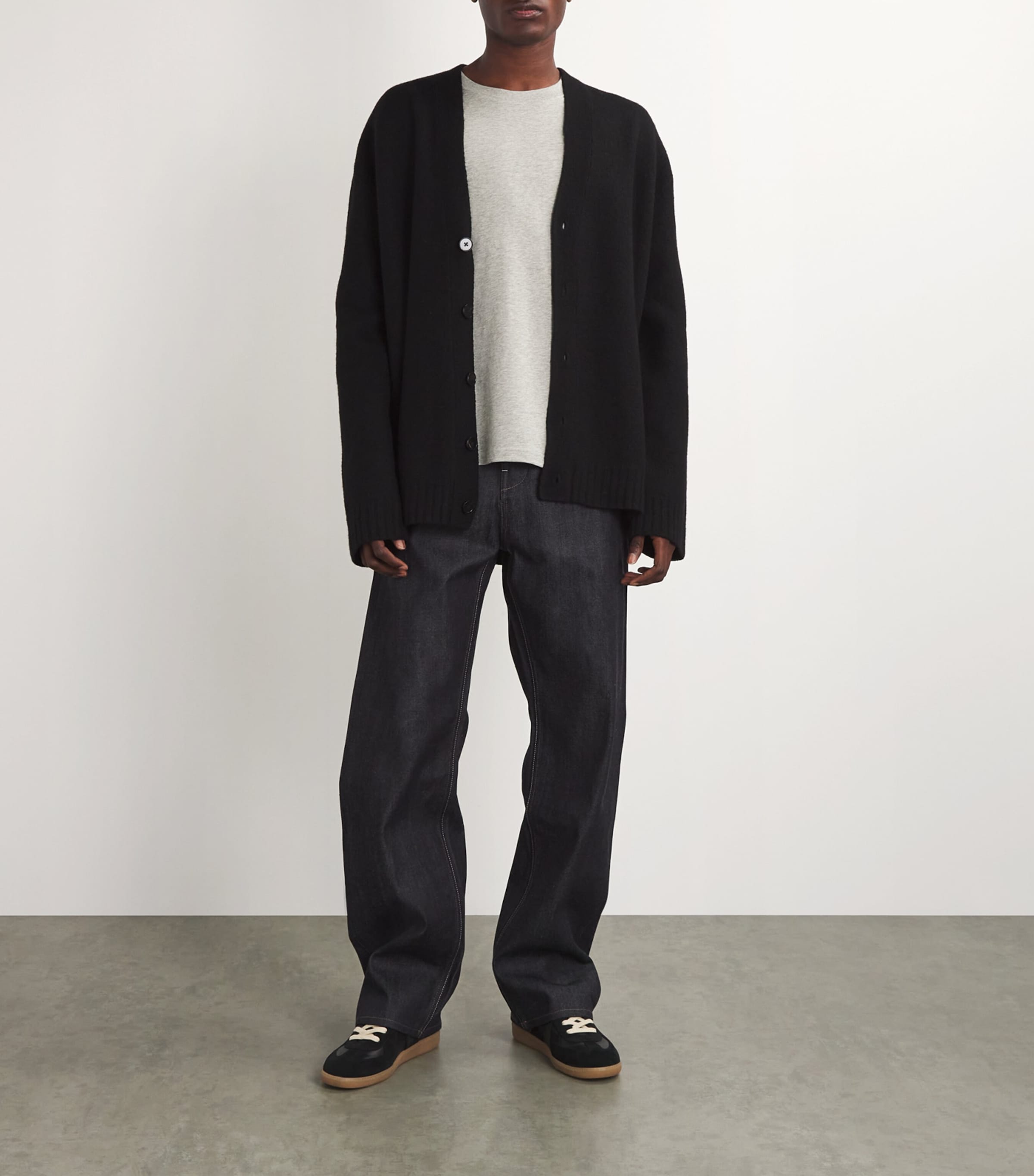 Cotton Logo T-Shirt HEATHER GREY-055 Image 2