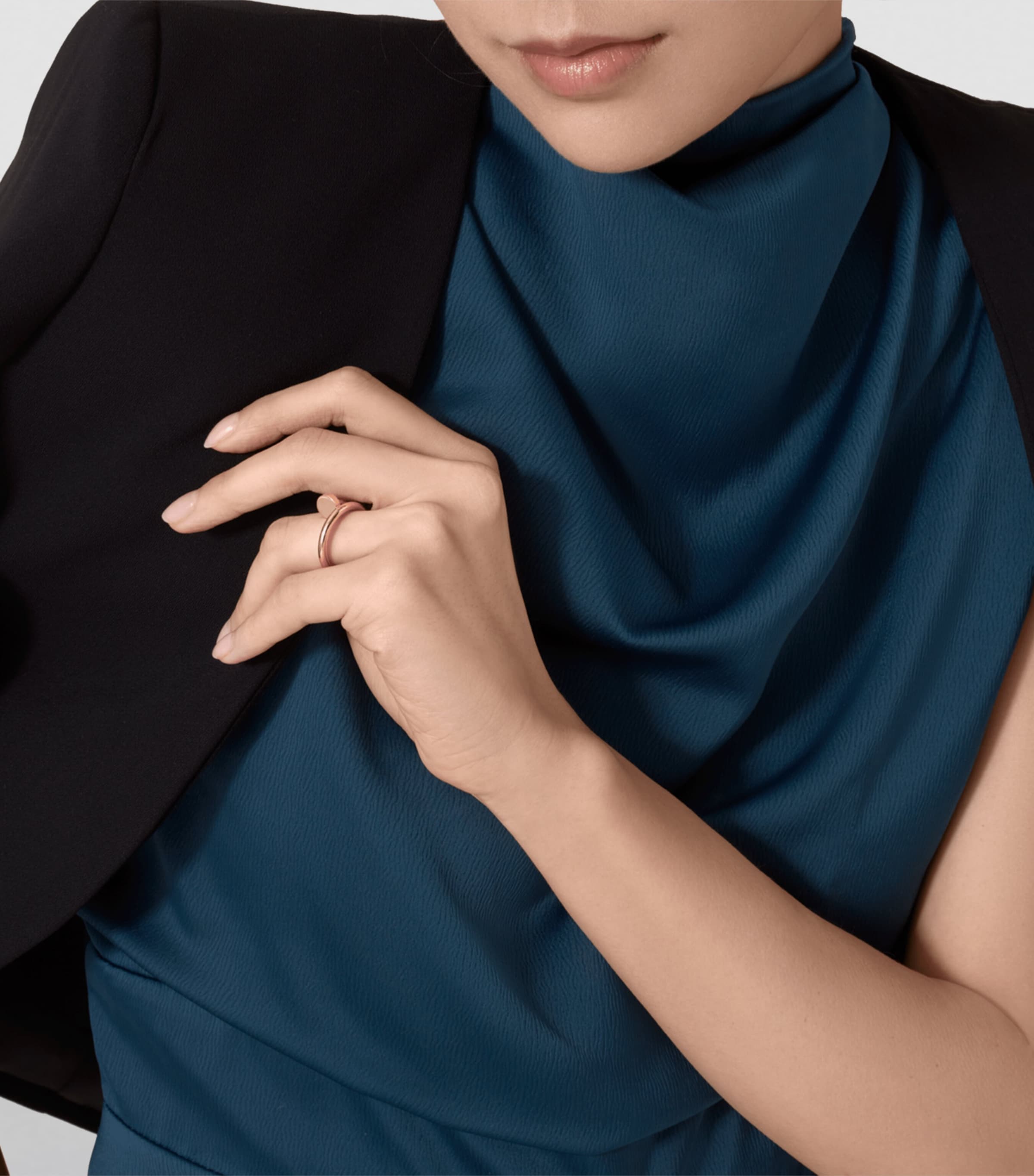 Rose Gold Juste un Clou Ring MULTI Image 4