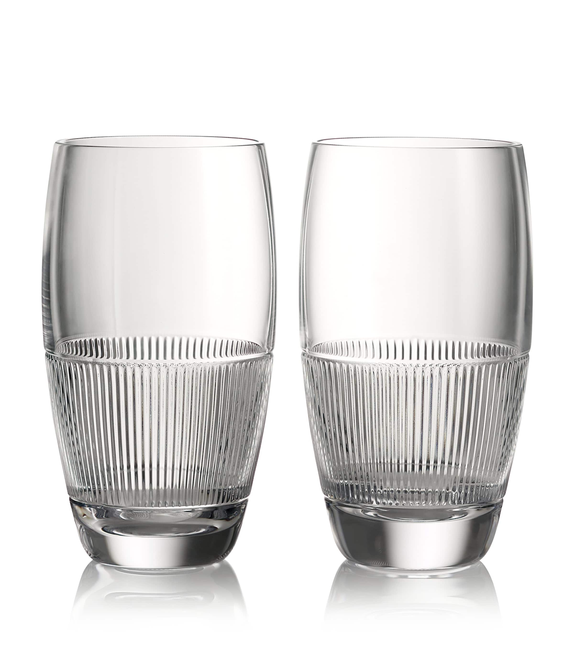 Wedgwood Set of 2 Crystal Helia Highball Glasses (510ml) Clear Image 1