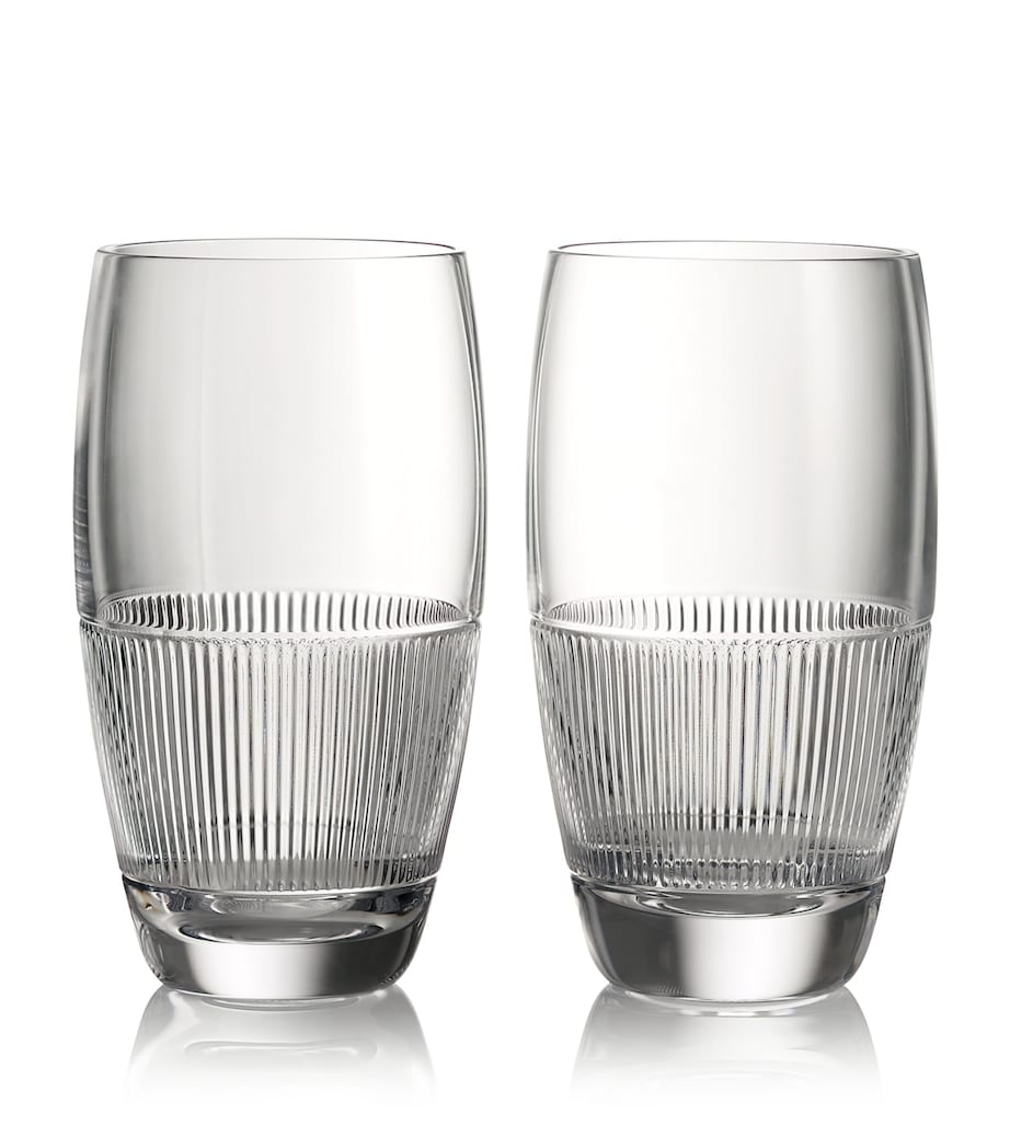 Wedgwood Set of 2 Crystal Helia Highball Glasses (510ml) Clear Image 1