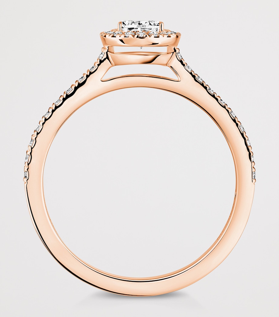 Messika Joy Pear Diamond and Pink Gold Ring Pink Gold Image 2