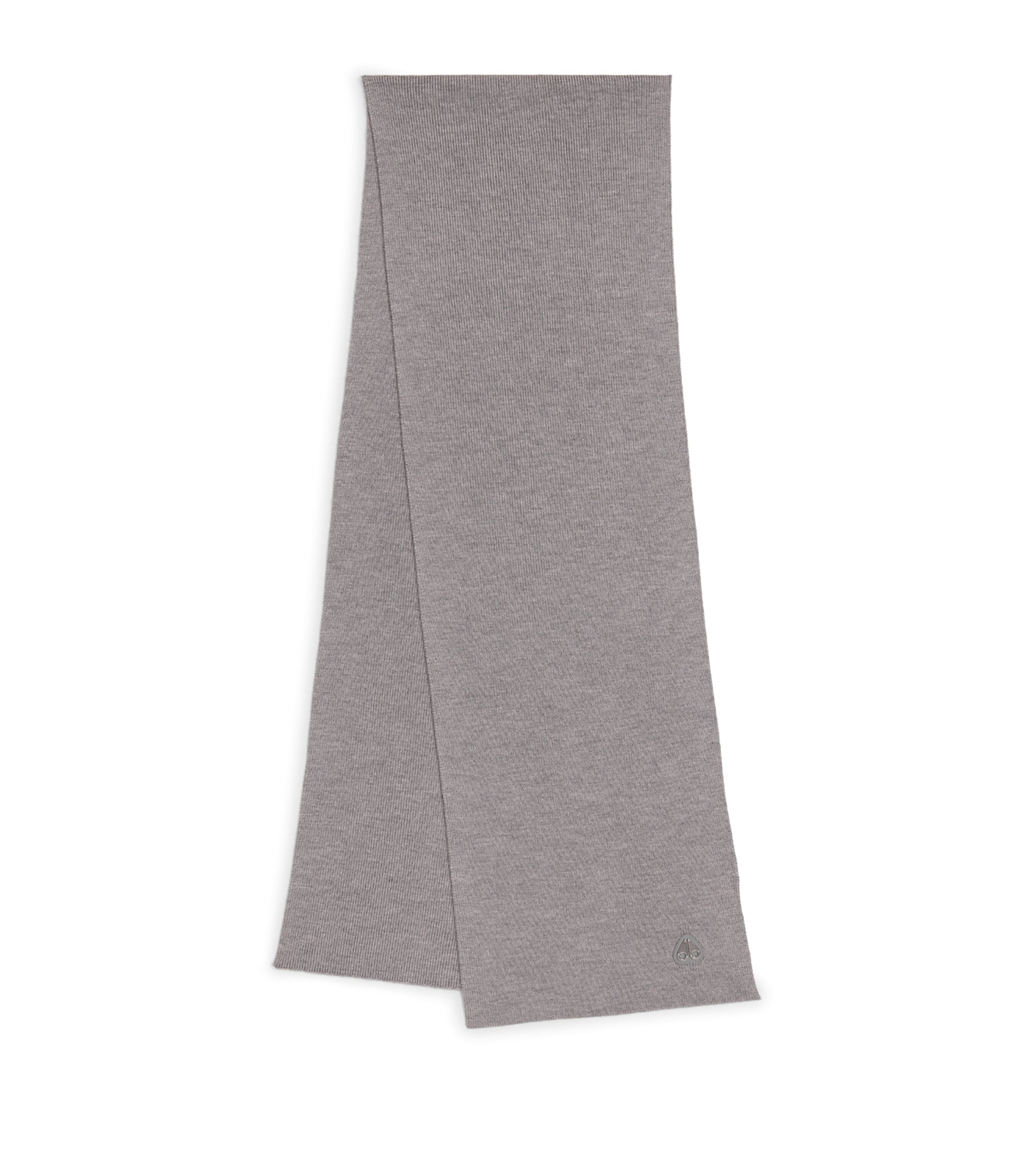 Shop Moose Knuckles Wool Parnis Scarf In Grey