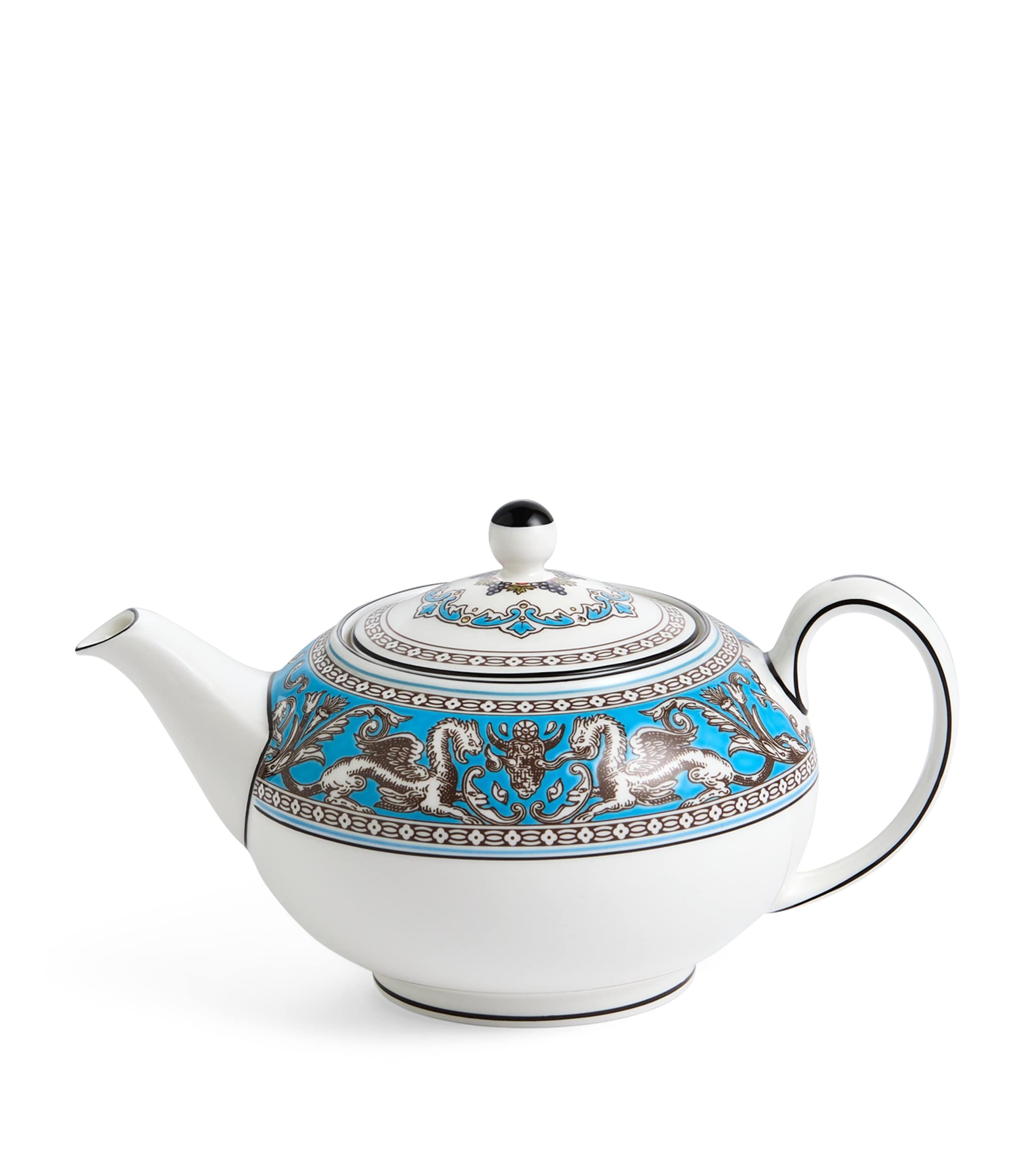 Wedgwood Florentine Turquoise Teapot (300ml) | Dining | Tableware | Teapots | Designers | Wedgwood