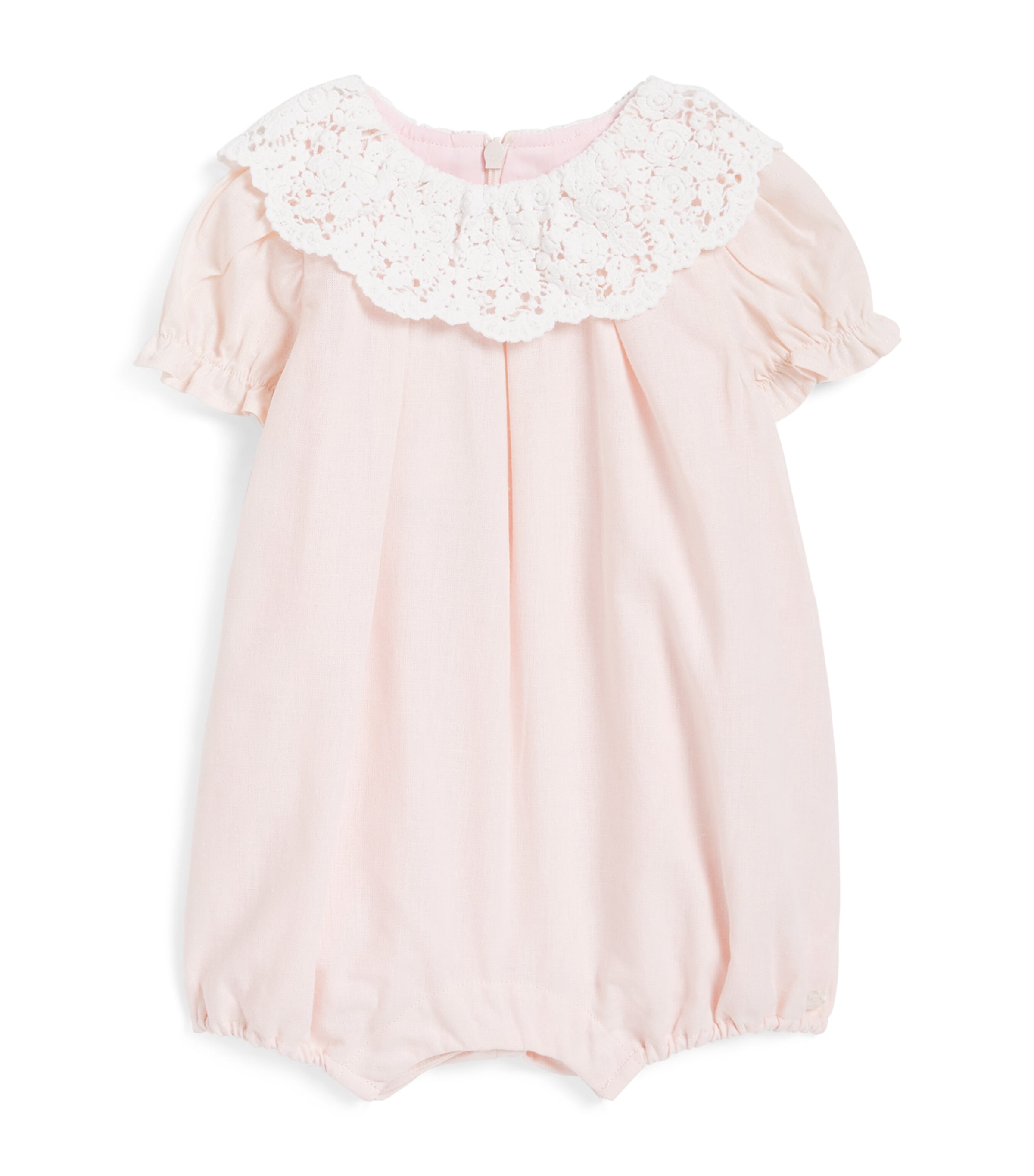 Cotton-Linen Lace-Collar Bodysuit (0-18 Months) 30ROSÉE Image 1
