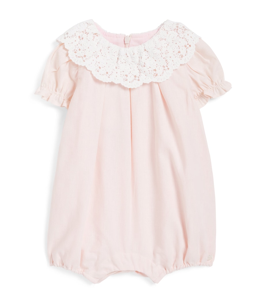 Cotton-Linen Lace-Collar Bodysuit (0-18 Months) 30ROSÉE Image 1