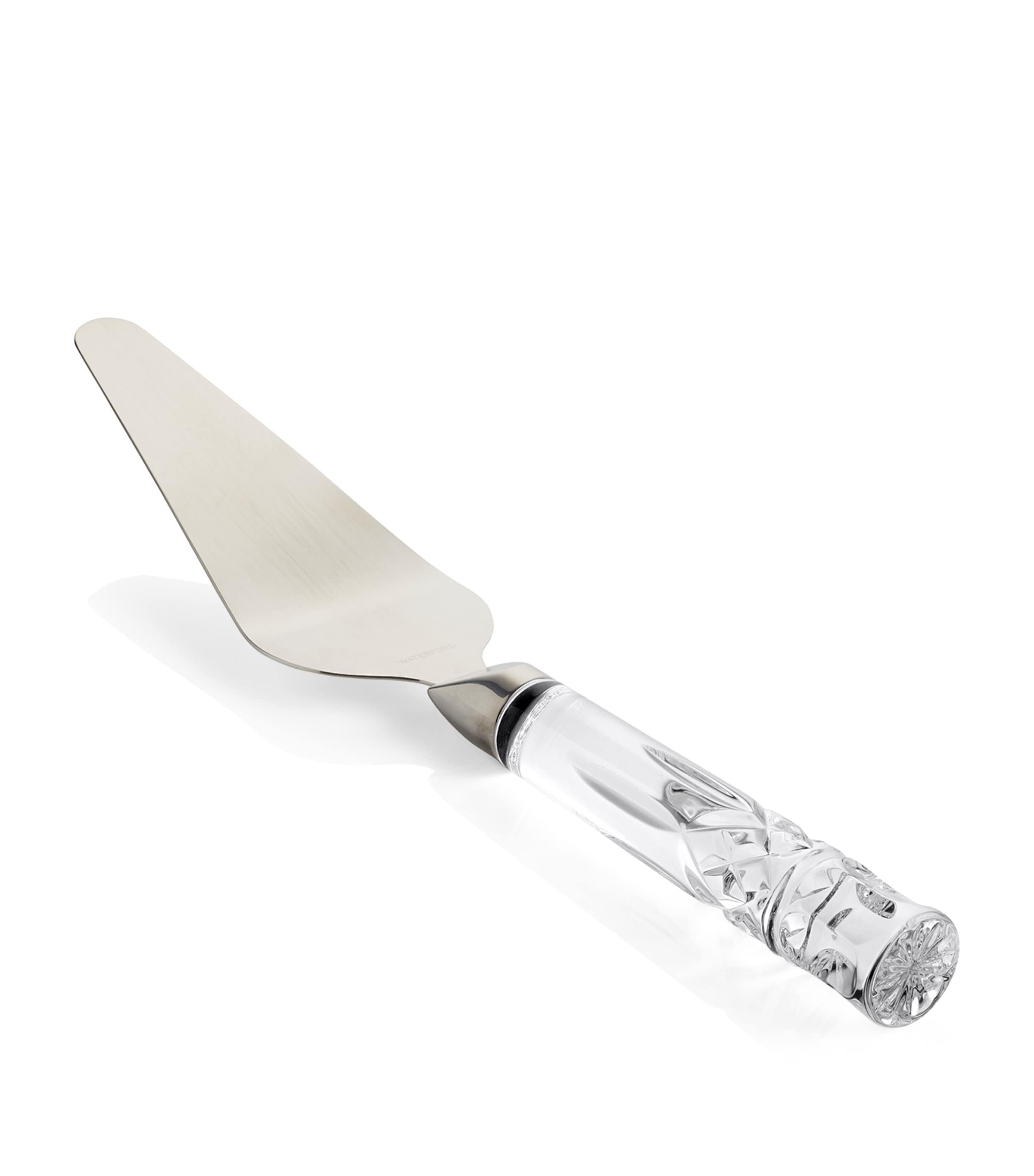 Waterford Lismore Offset Cake Server In Clear