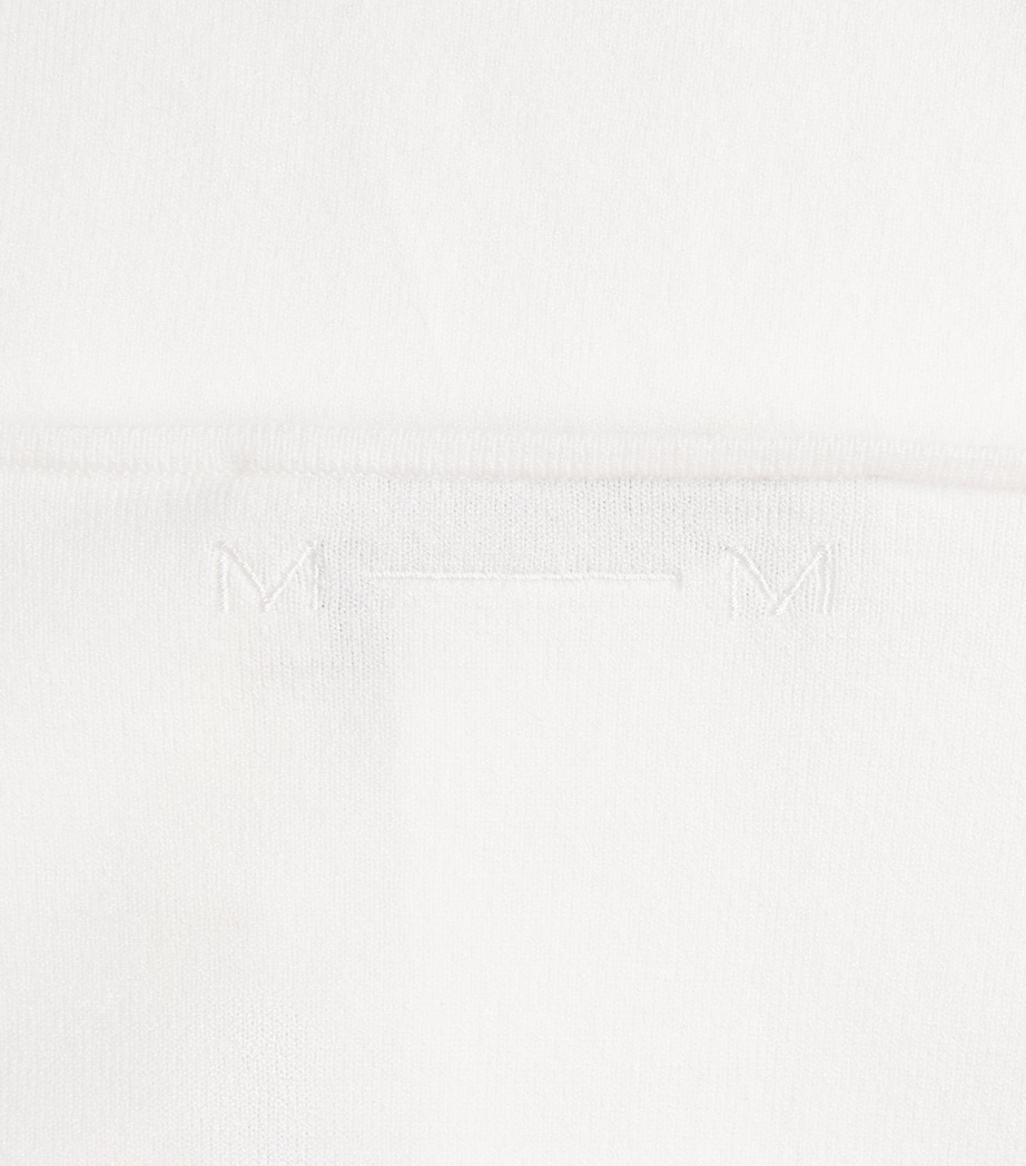 MM Womens Crew-Neck Sweater White Image 6