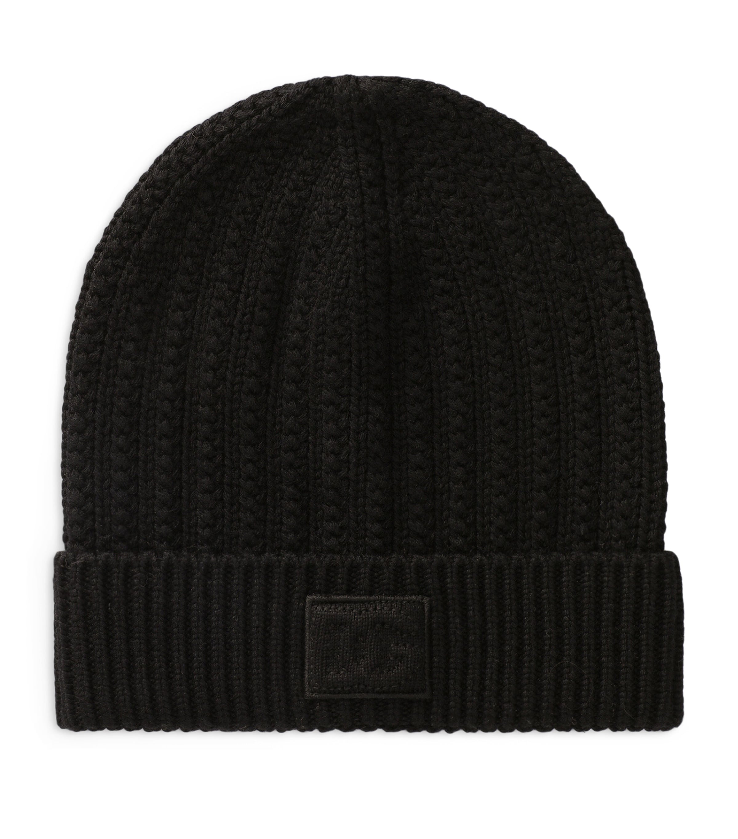 Virgin Wool Logo Beanie N0000 BLACK Image 1