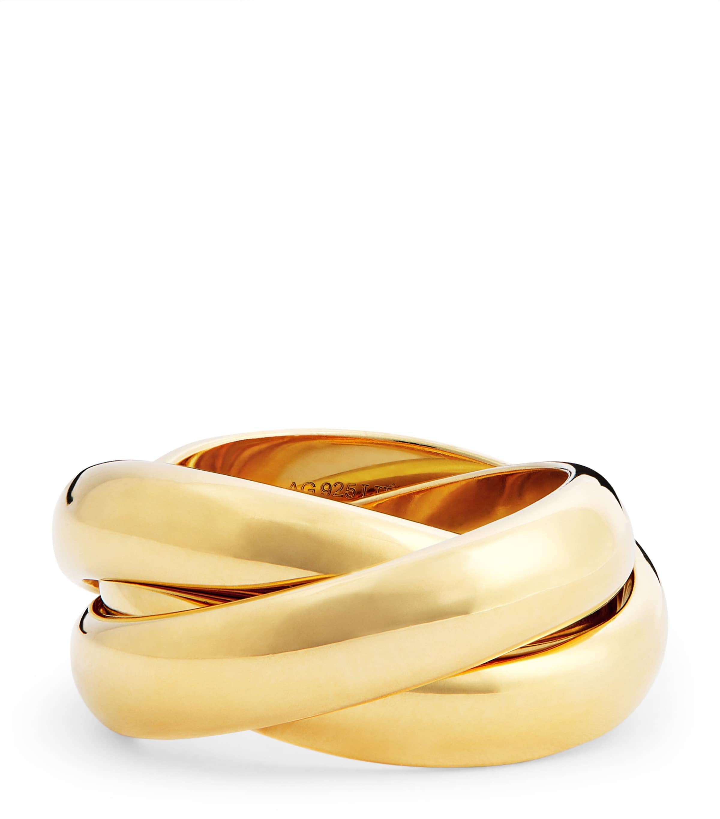 Lie Studio The Sofie 18k Gold-plated Ring In Gold