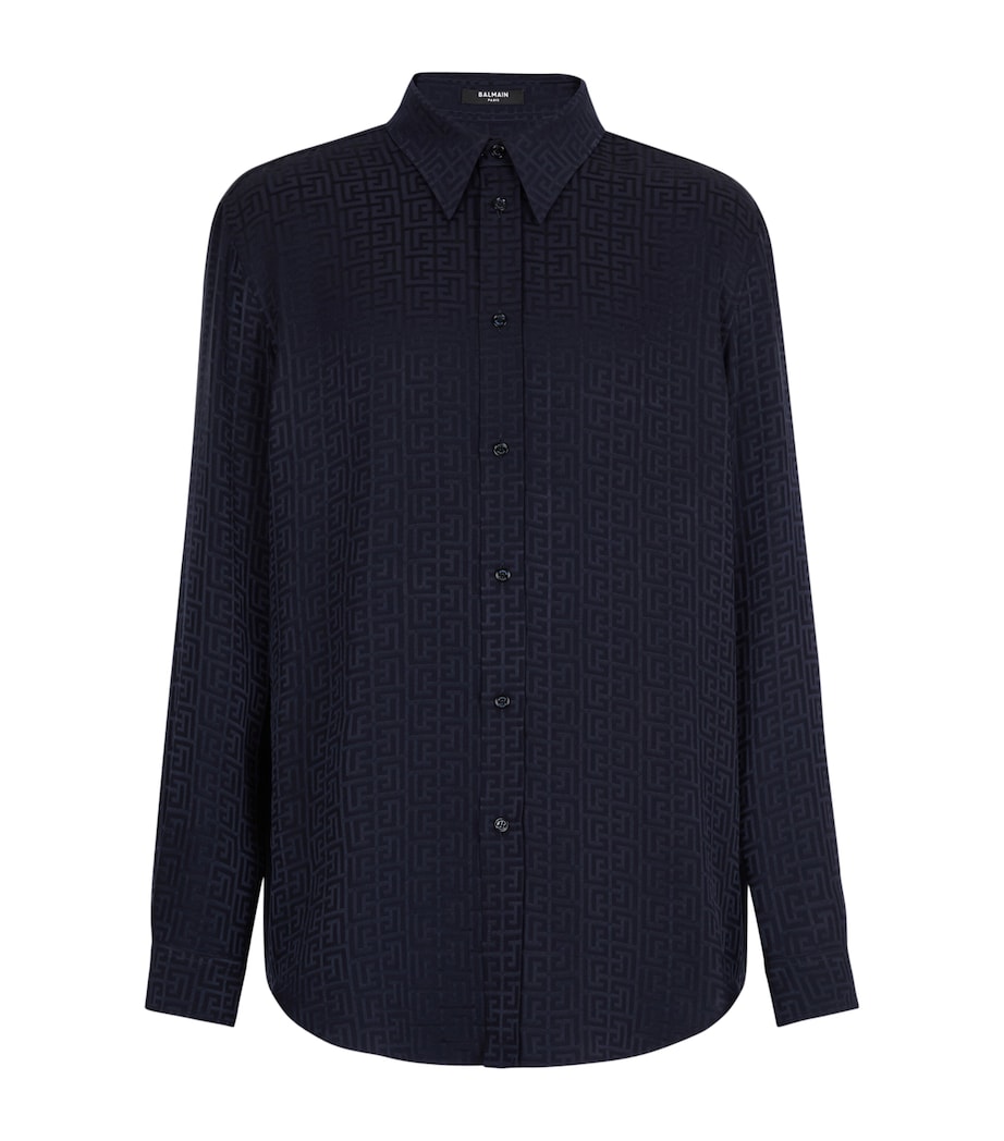 Monogram Jacquard Shirt 6UB MARINE Image 1
