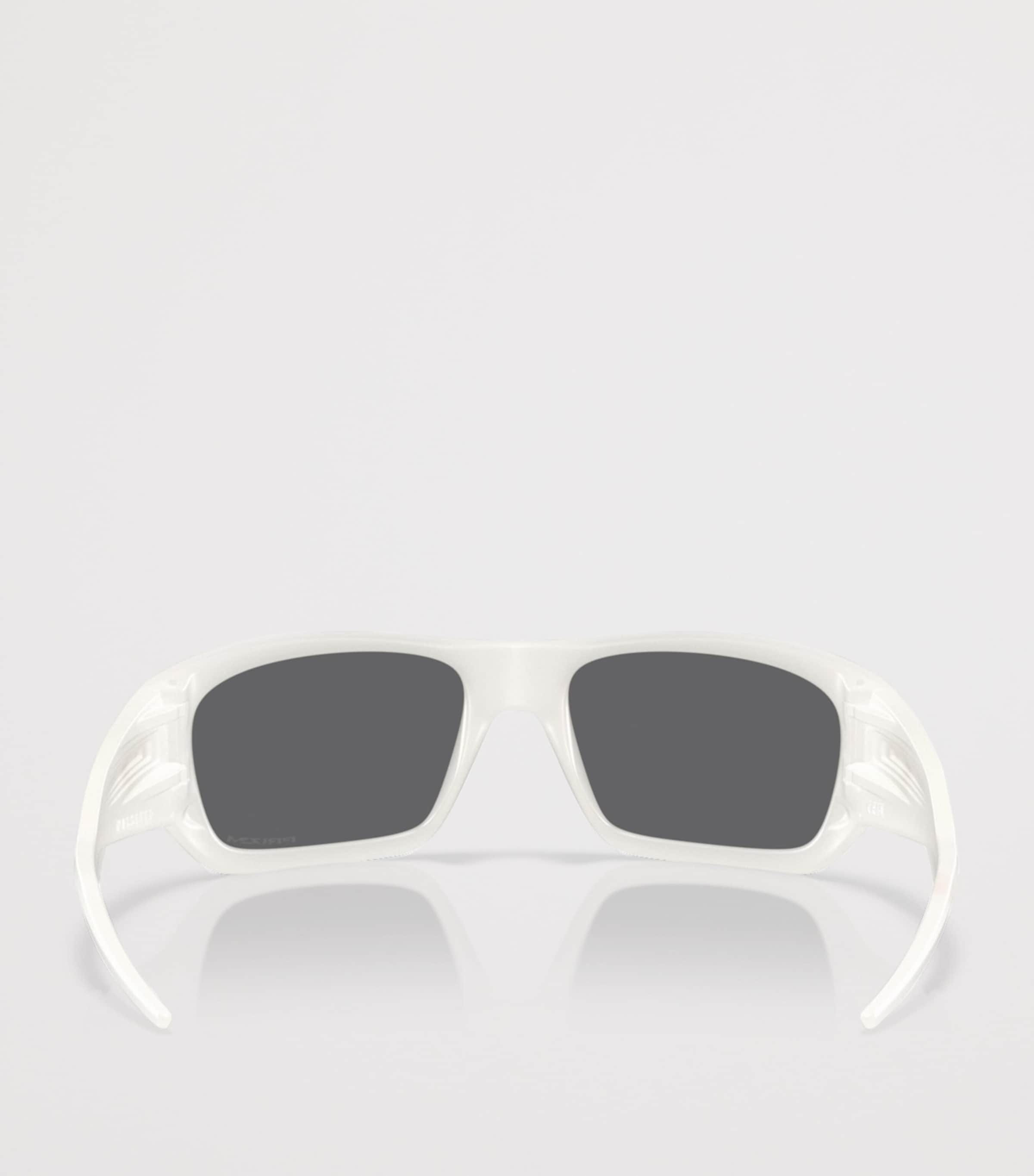 Oakley Masseter Rectangle Sunglasses White Image 4