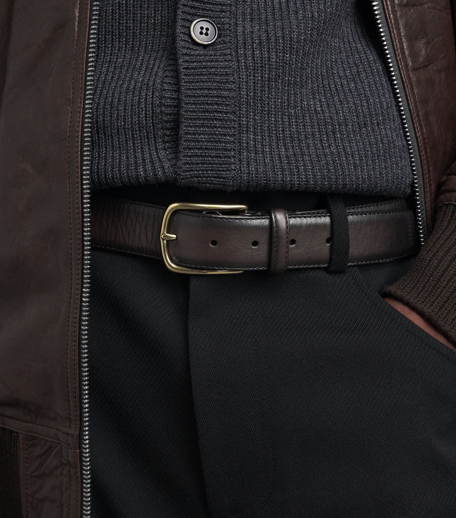 Officine Creative Leather Belt Moro Image 2
