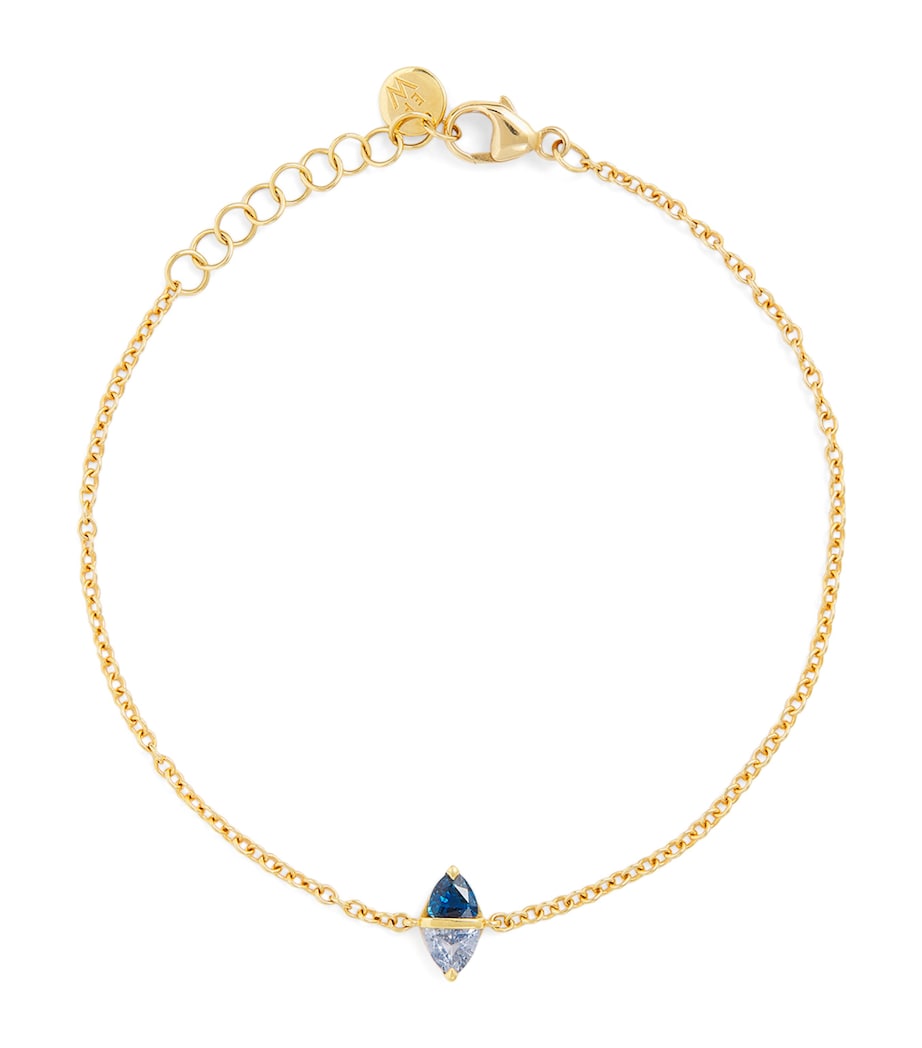 Yellow Gold and Sapphire Tilly Bracelet YELLOW GOLD Image 1