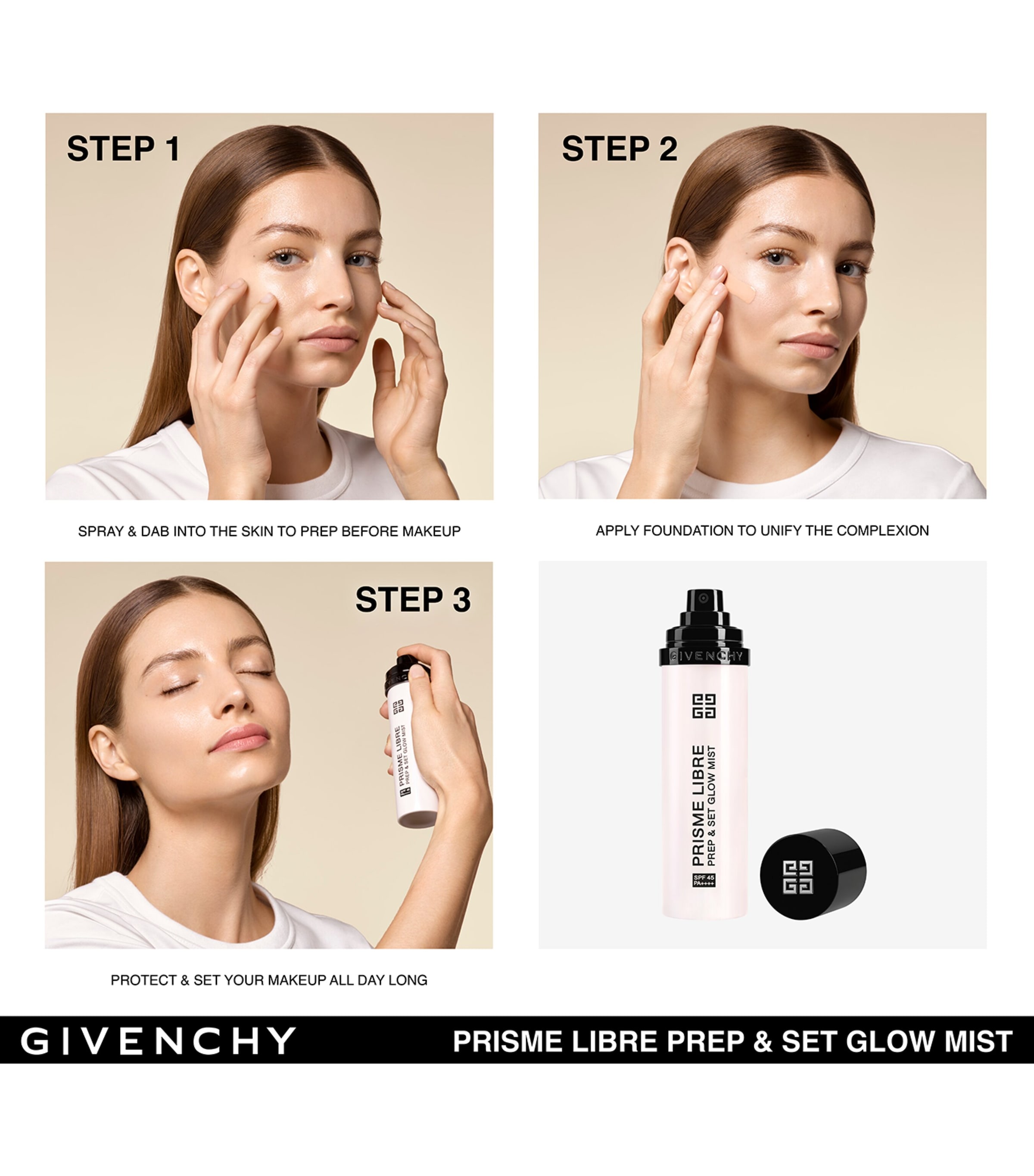 Givenchy Prisme Libre Prep & Set Glow Mist (70ml) Image 4