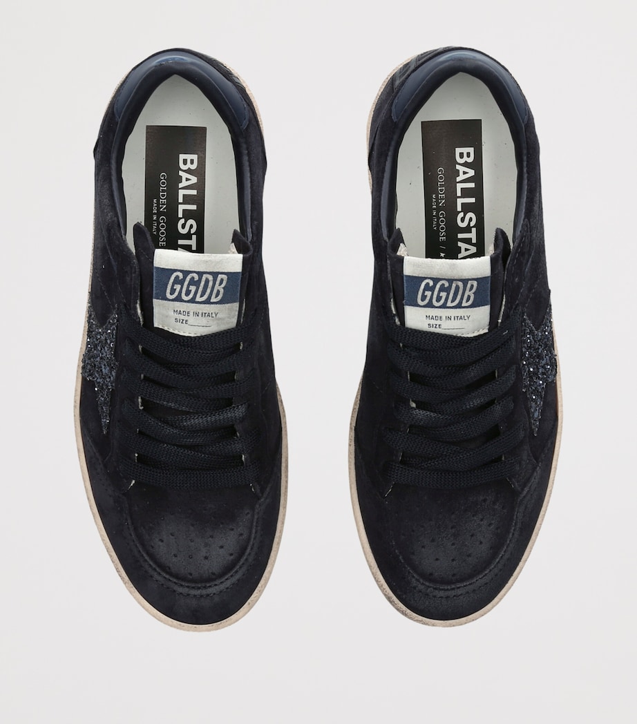 Golden Goose Suede Ball Star Sneakers Blue/dark Image 4