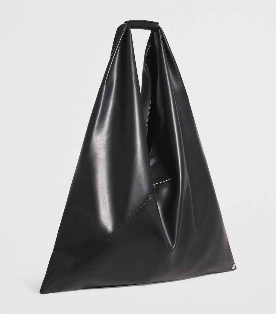 Medium Japanese Tote Bag T8013 - BLACK Image 3