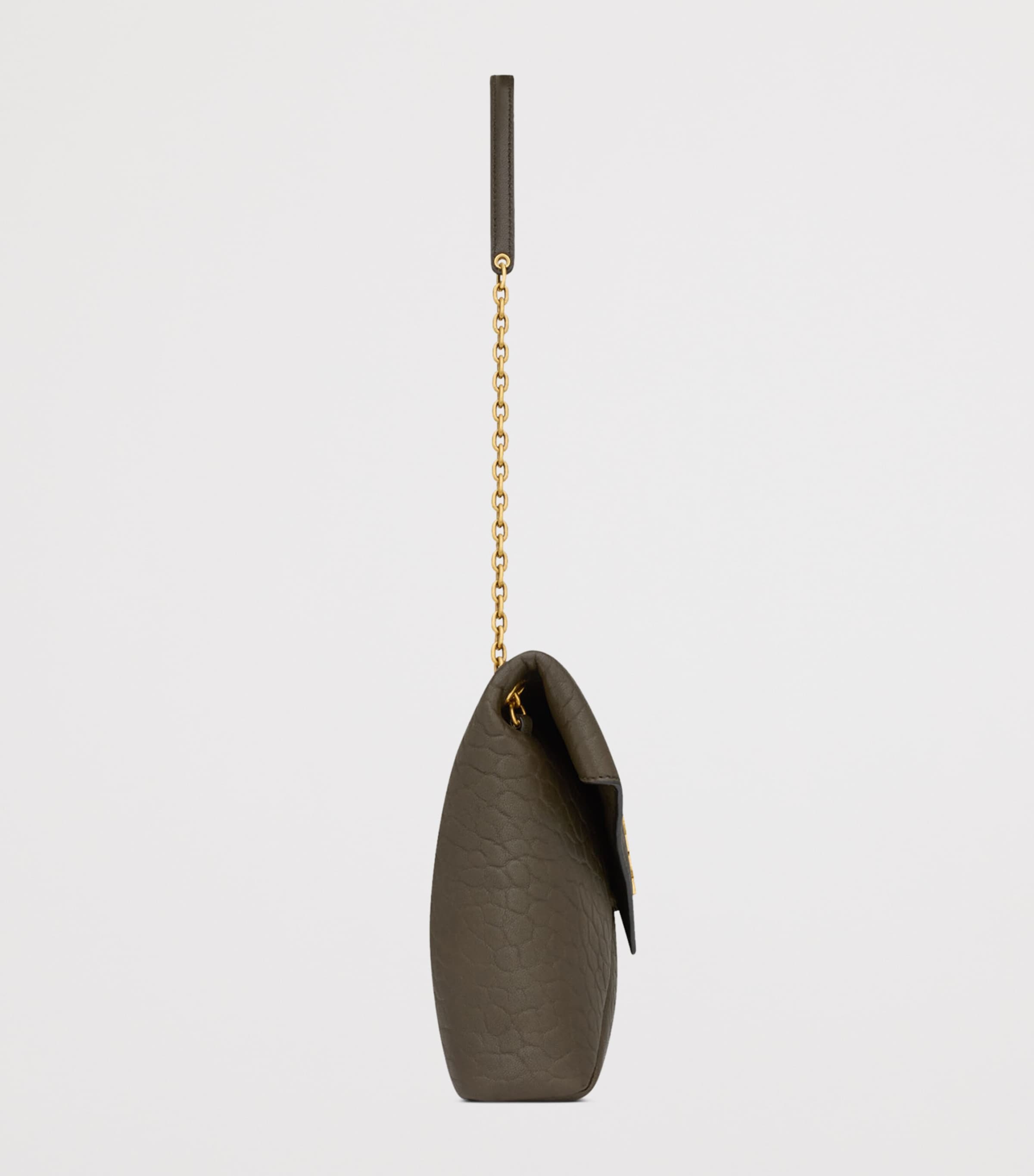 Saint Laurent Large Leather Cassandre Envelope Pouch Image 4