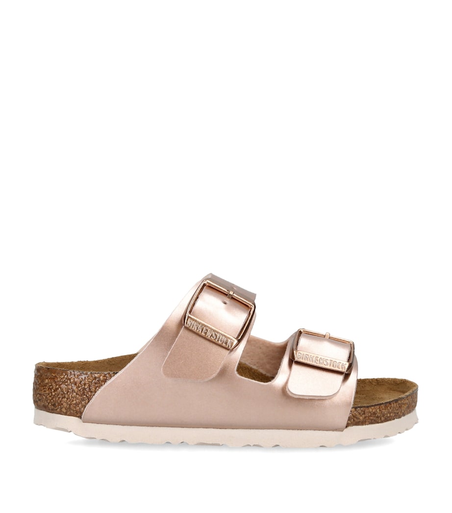 Birkenstock Metallic Leather Arizona Sandals Bronze Image 1