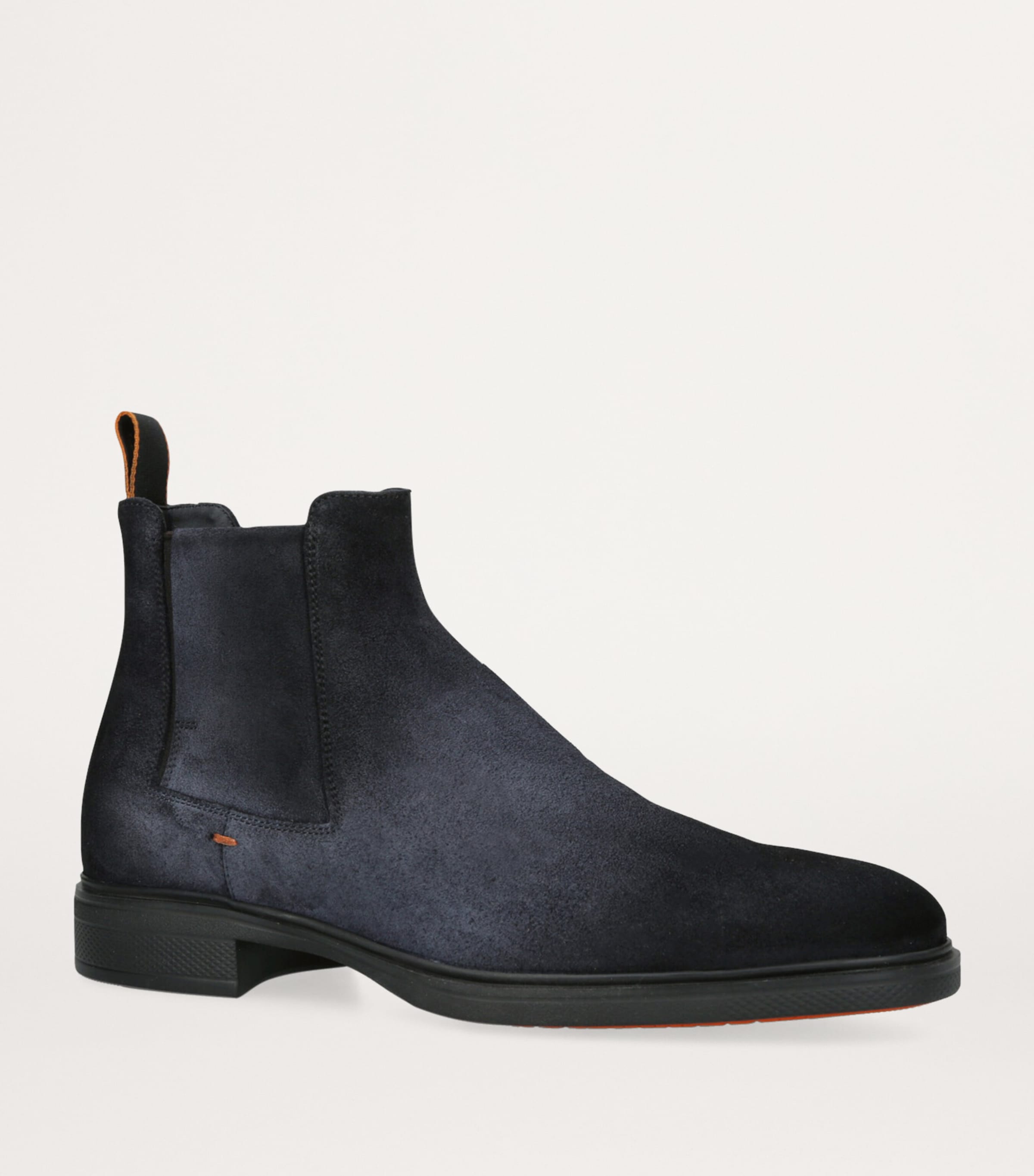 Suede Chelsea Boots NAVY Image 3