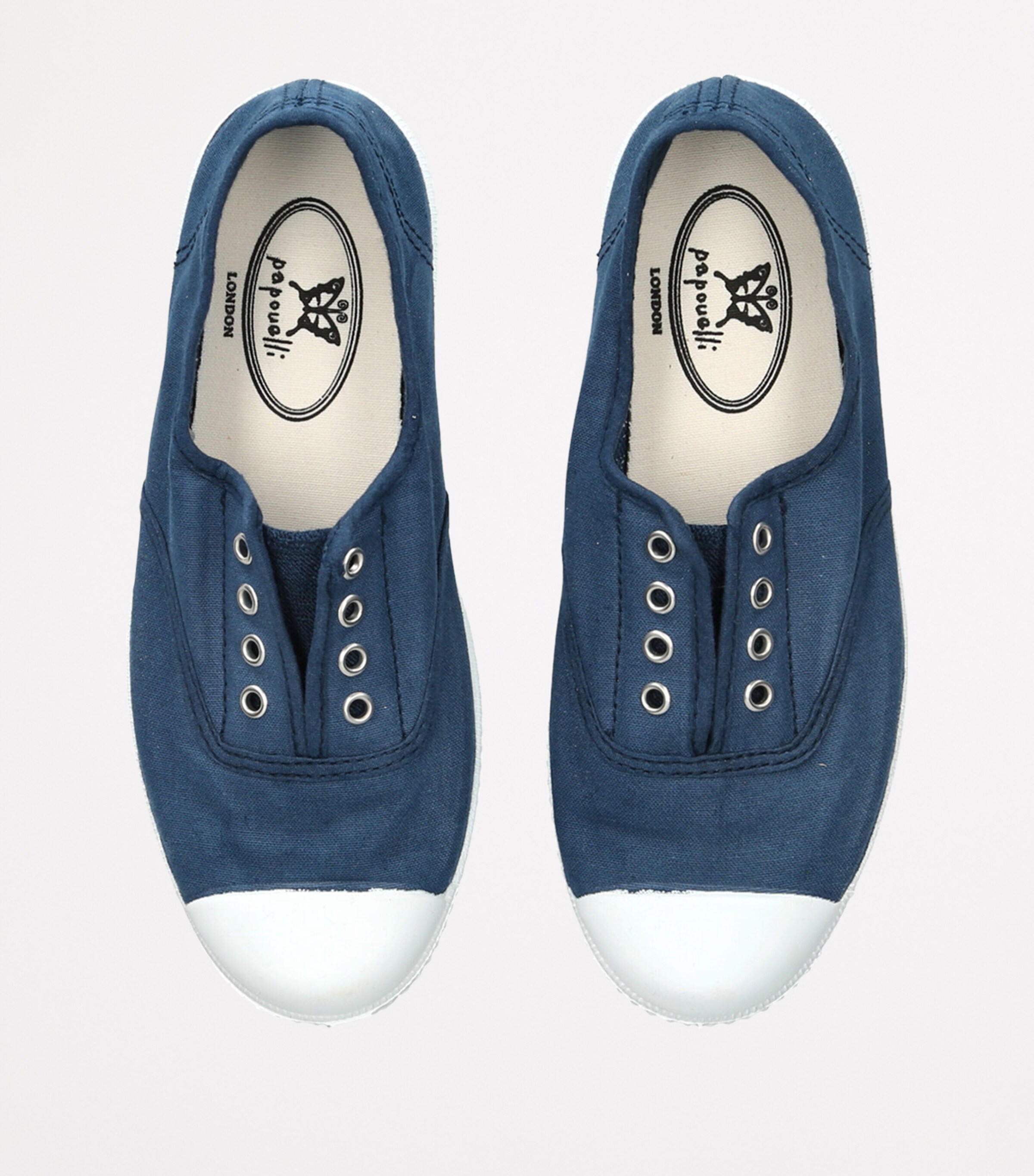 Canvas Darcie Slip-On Sneakers NAVY Image 4